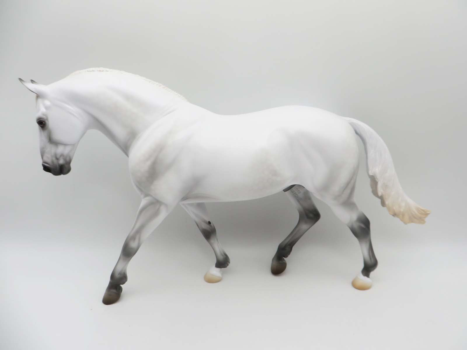 Cowboy Prince OOAK Light Dapple Grey Irish Draft by Ashley Palmer SHCF23