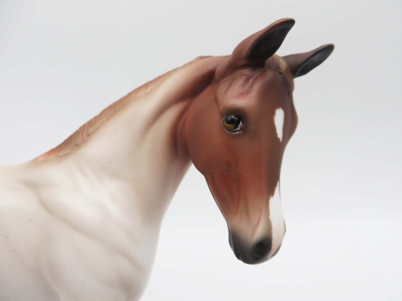 Cowgirl -OOAK Chestnut Roan Weanling By Ashley-SHCF23