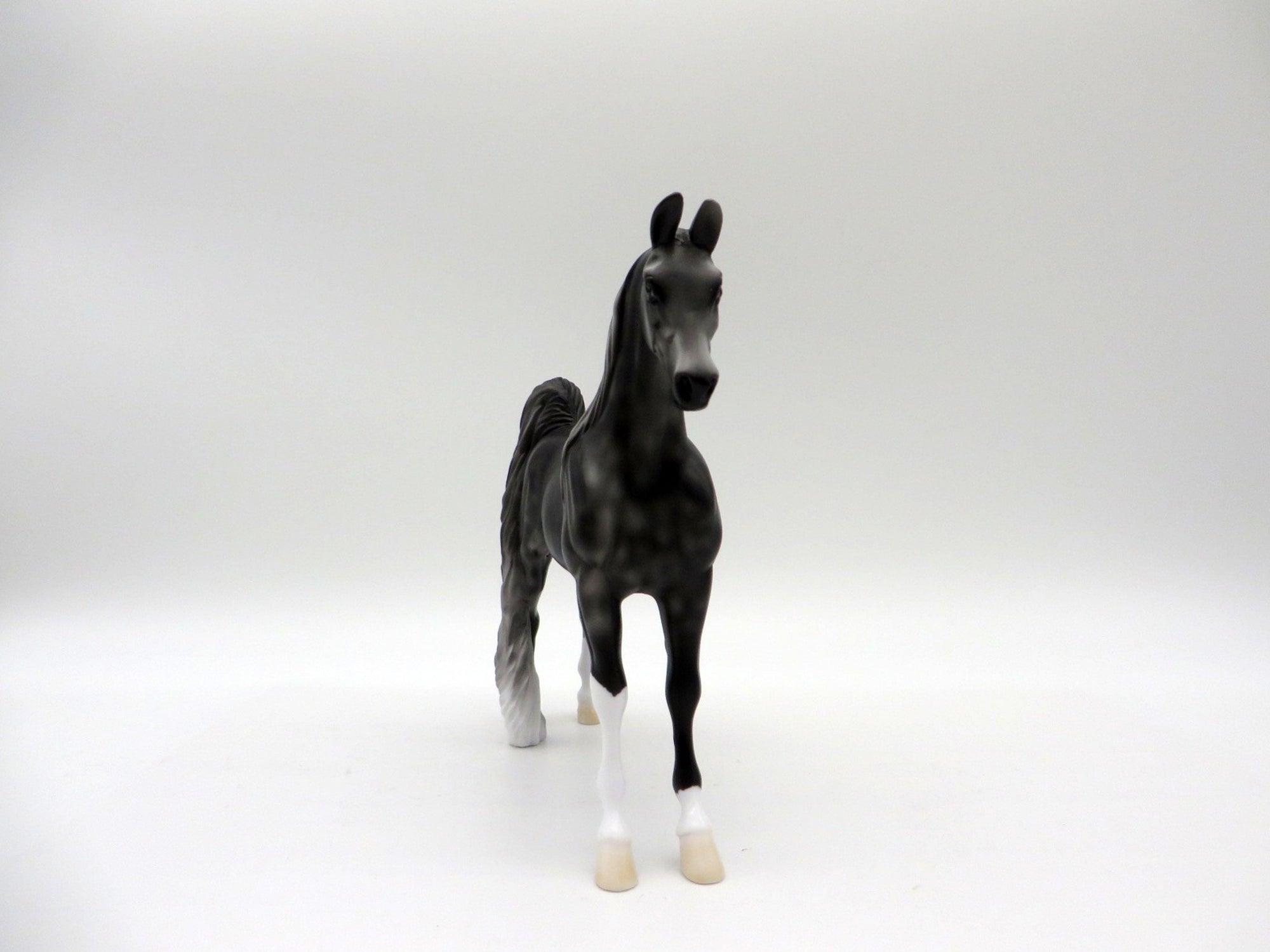 Daffeny-OOAK Dark Dapple Grey Saddlebred Pebbles 5/21/21