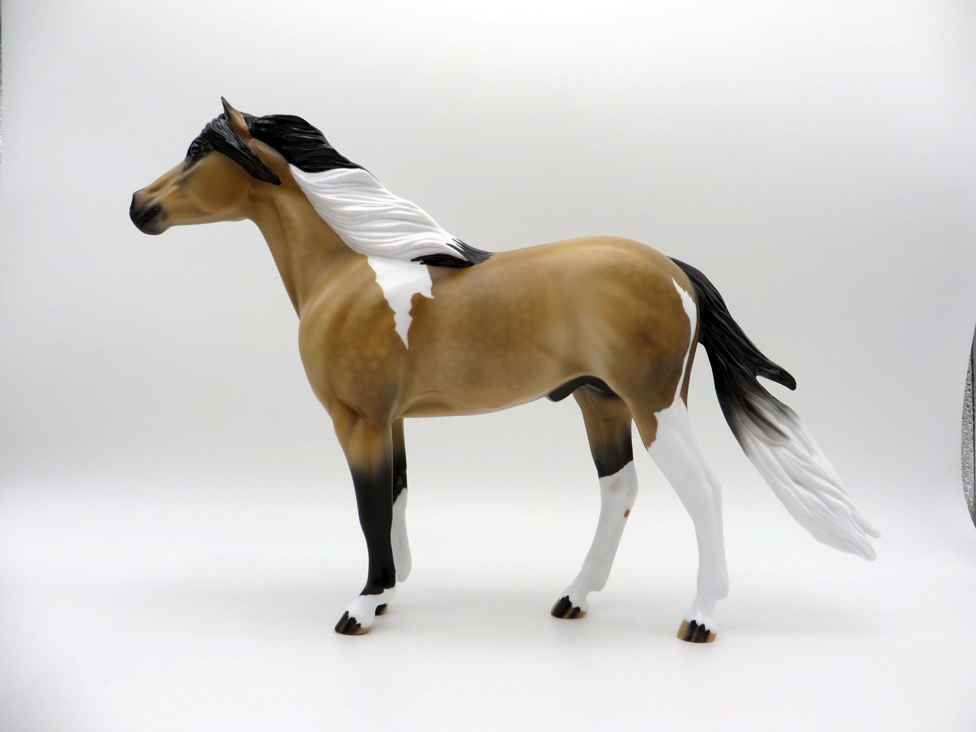 Decima-OOAK Dapple Buckskin Pinto Mustang SHCF 2021
