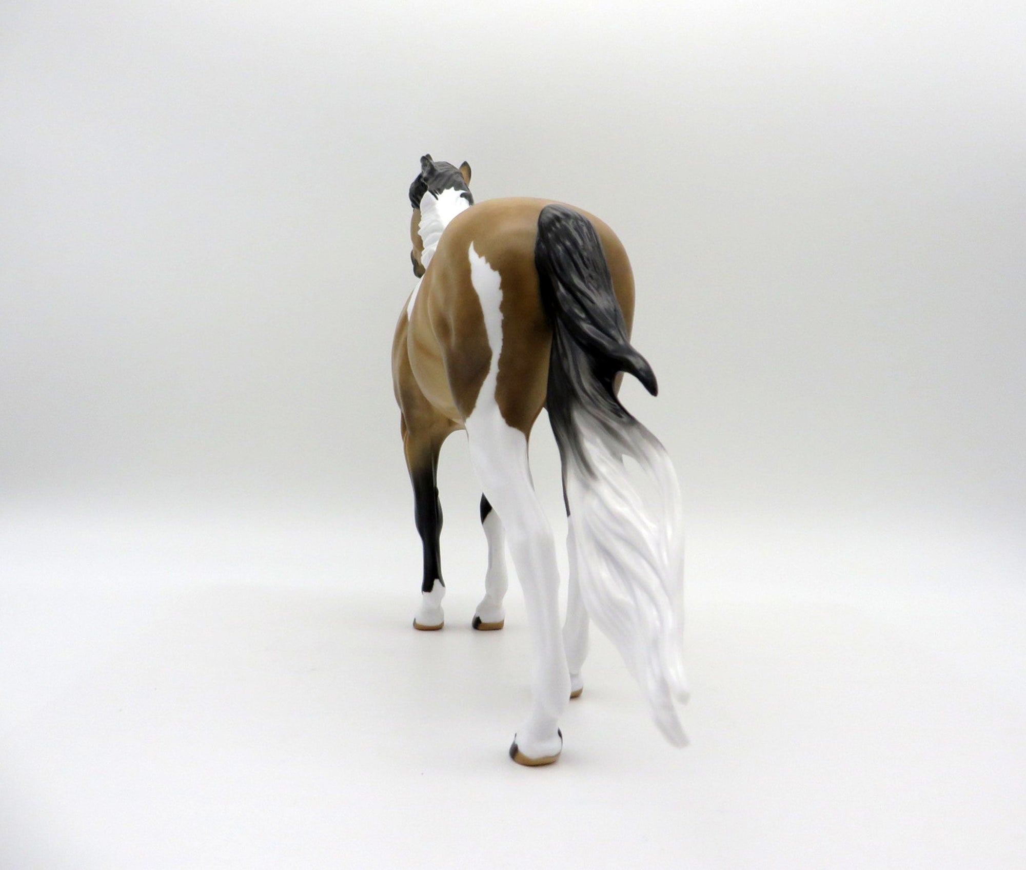 Decima-OOAK Dapple Buckskin Pinto Mustang SHCF 2021