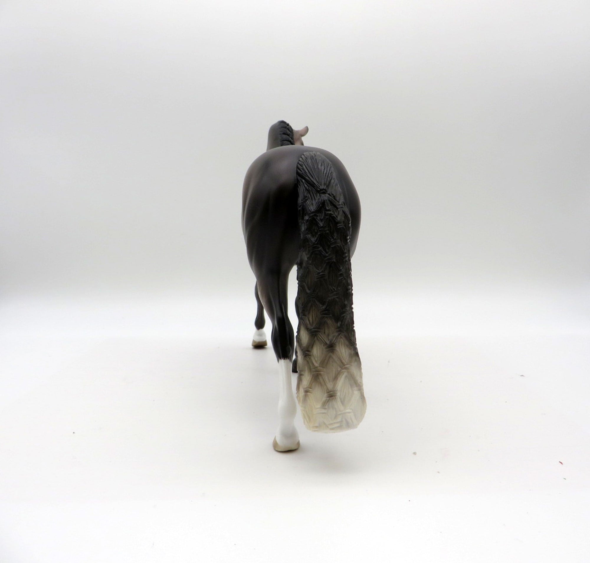 Delphonic-OOAK Dapple Bay going grey Pony Painted by Sheryl Leisure 1/3/22