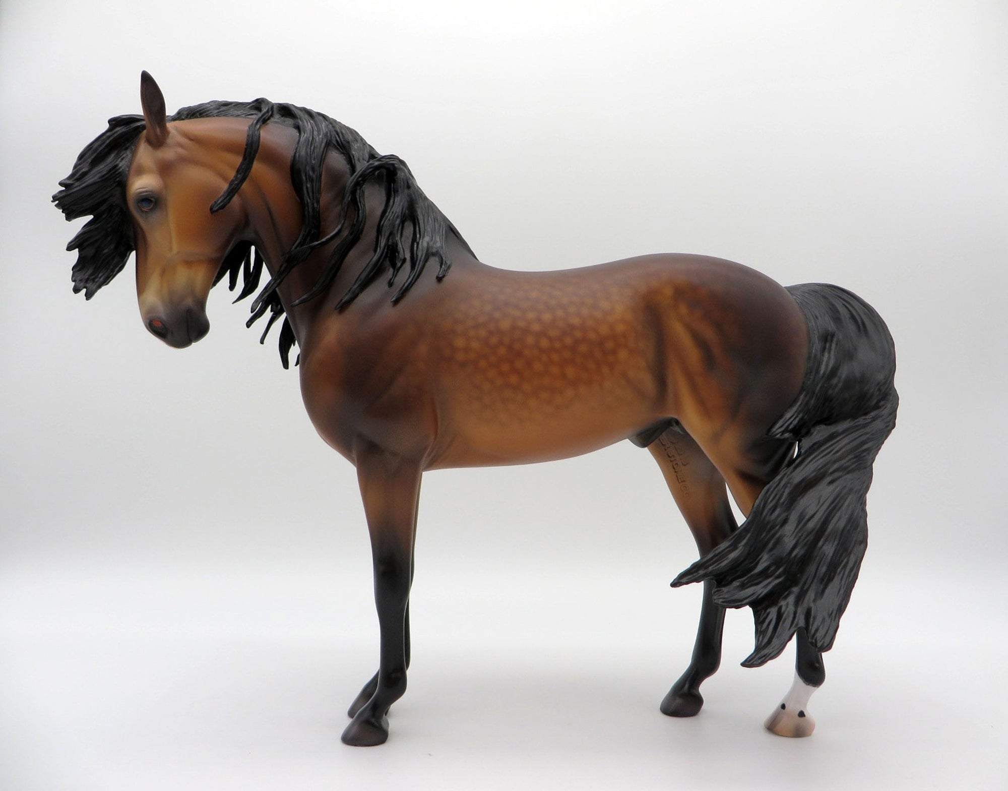 Denali-OOAK Bay Andalusian Painted By Caroline Boydston 6/22/21