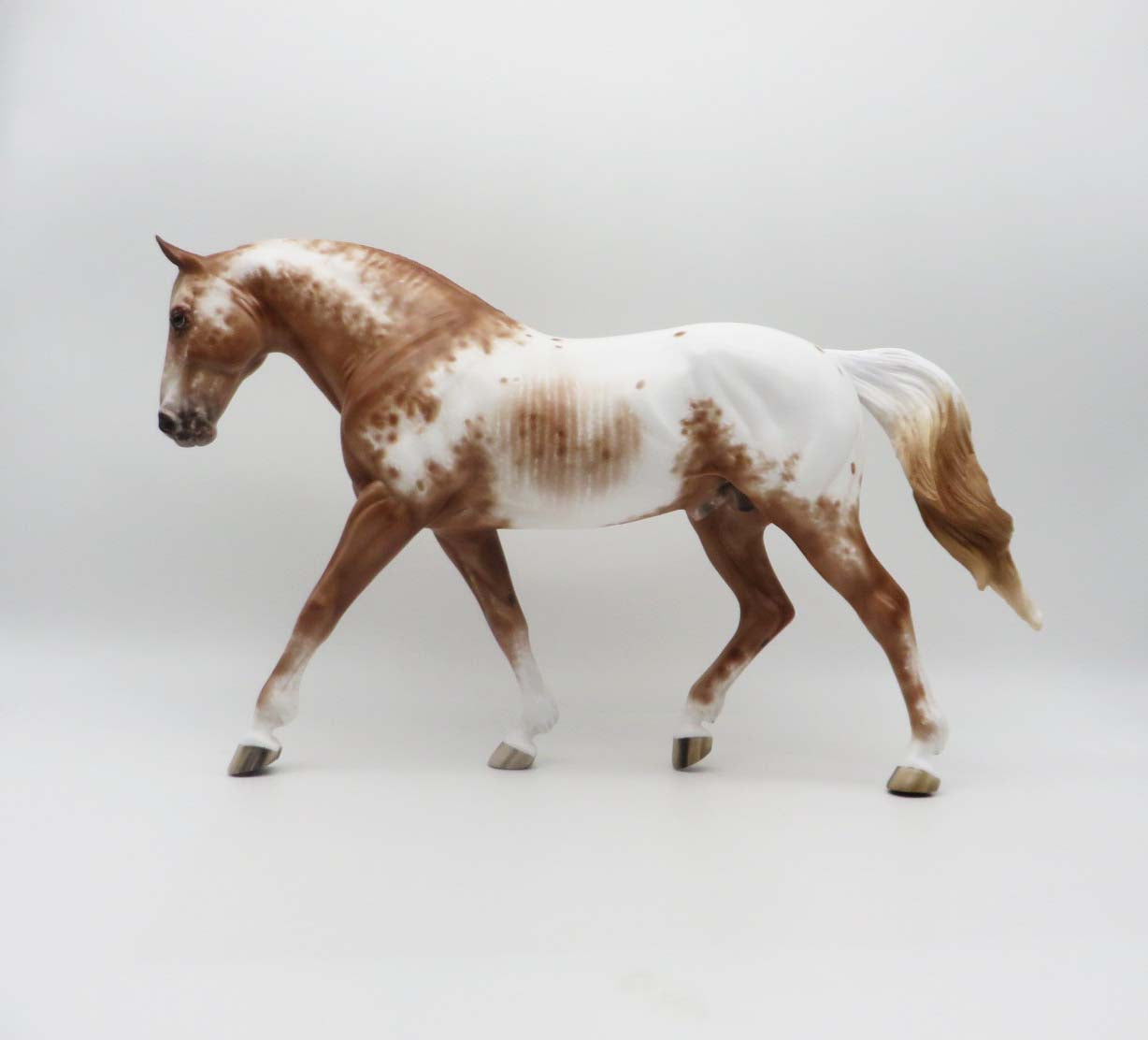 Dew Kiss OOAK Chestnut Appaloosa Irish Draught by Sheryl Leisure SHCF23