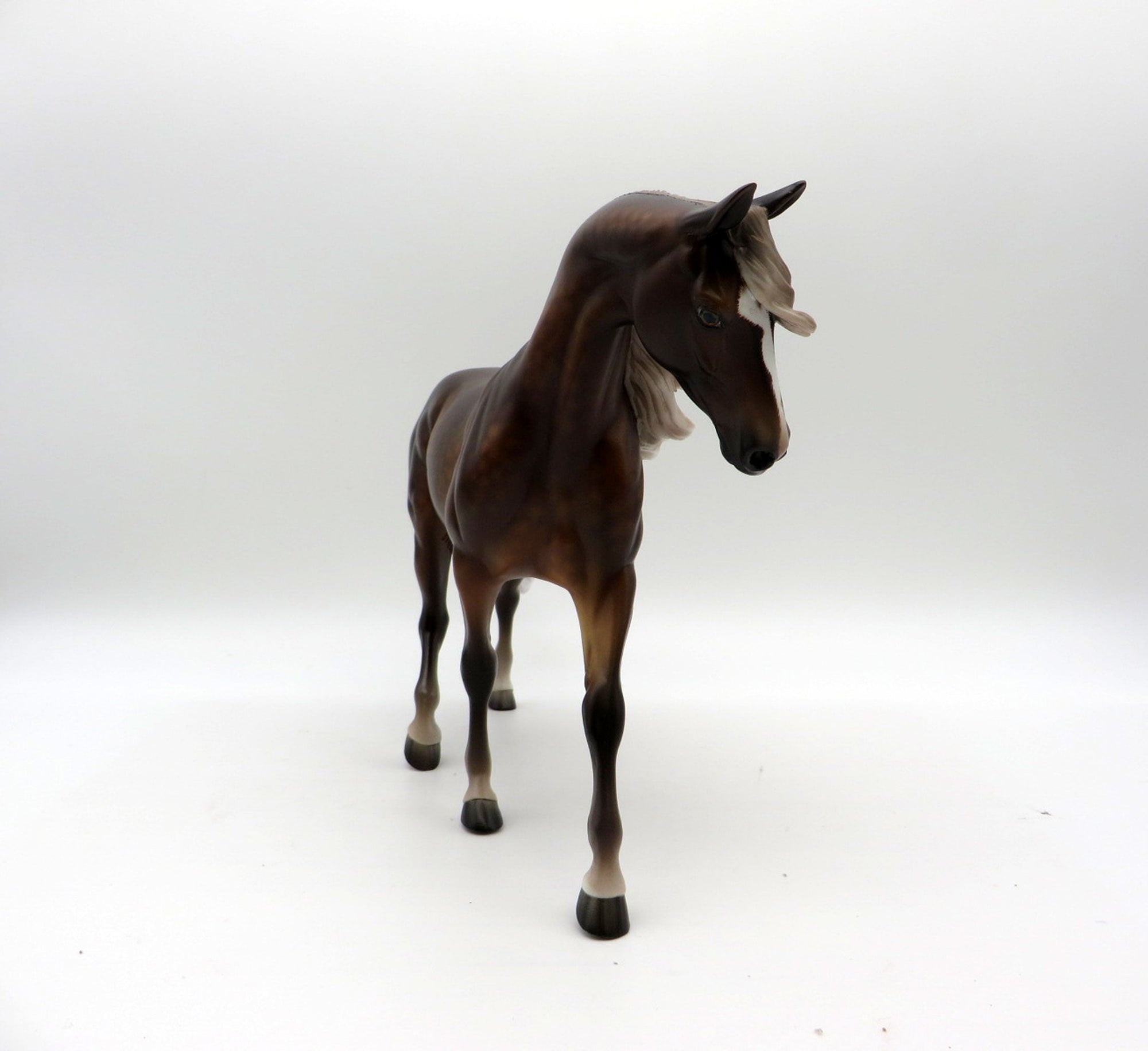 Dobie-OOAK Chocolate Sorrel Pony Painted by Sheryl Leisure 1/3/22