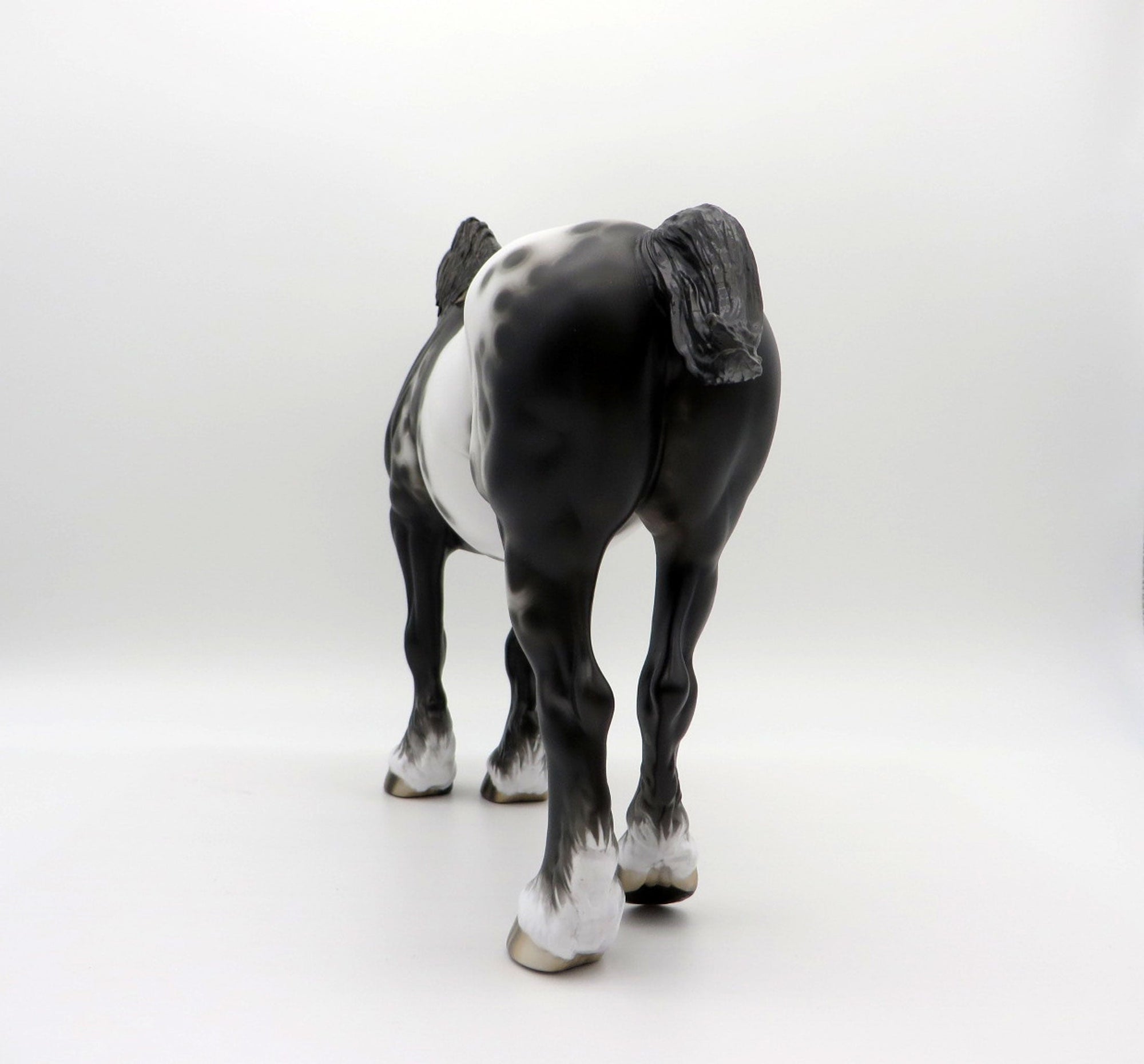 Dominque-OOAK Black Appaloosa Heavy Draft Mare 3/29/21