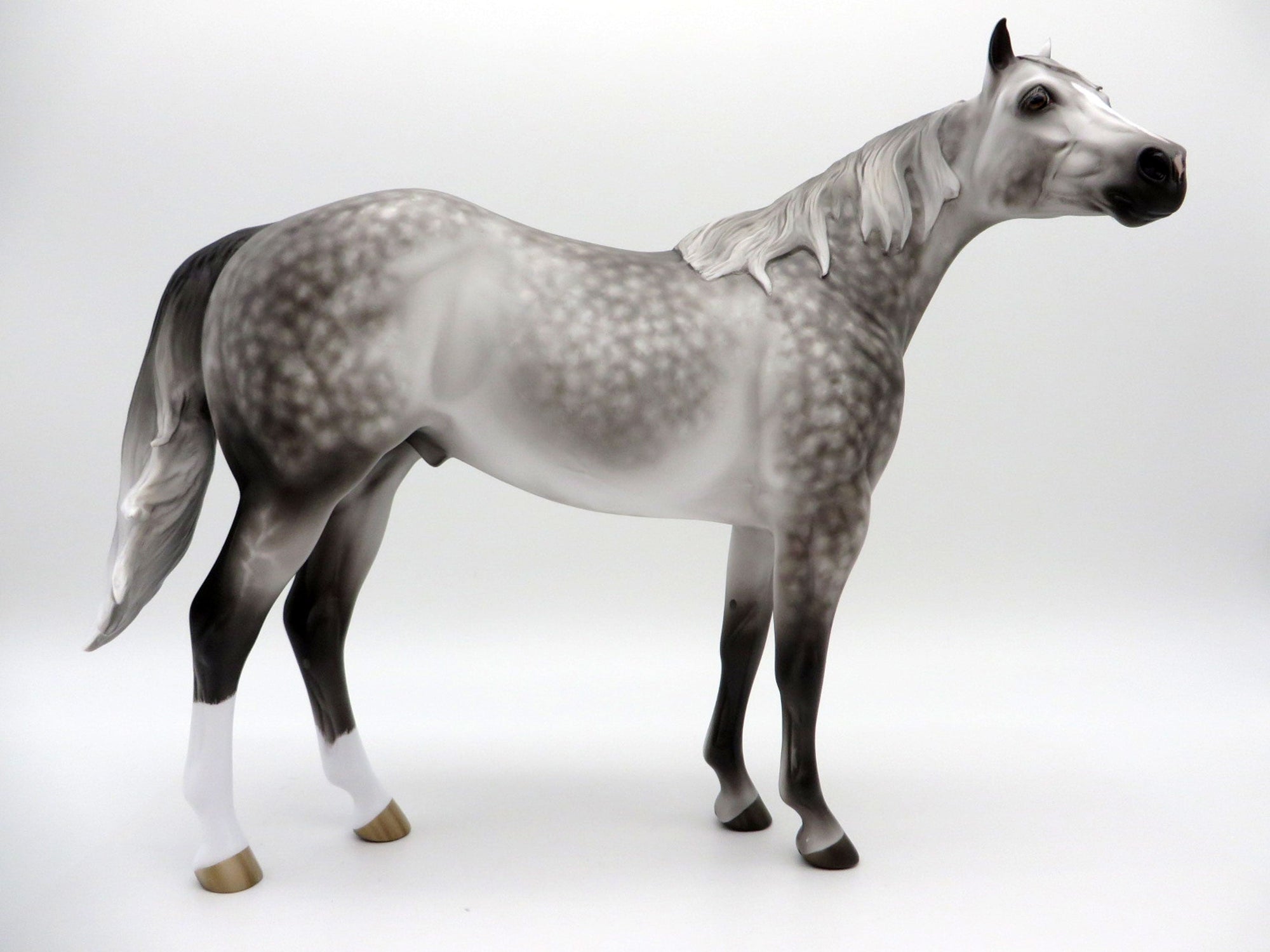 Down to the Sea-OOAK Dapple Grey ISH Painted by Sheryl Leisure 8/1/21