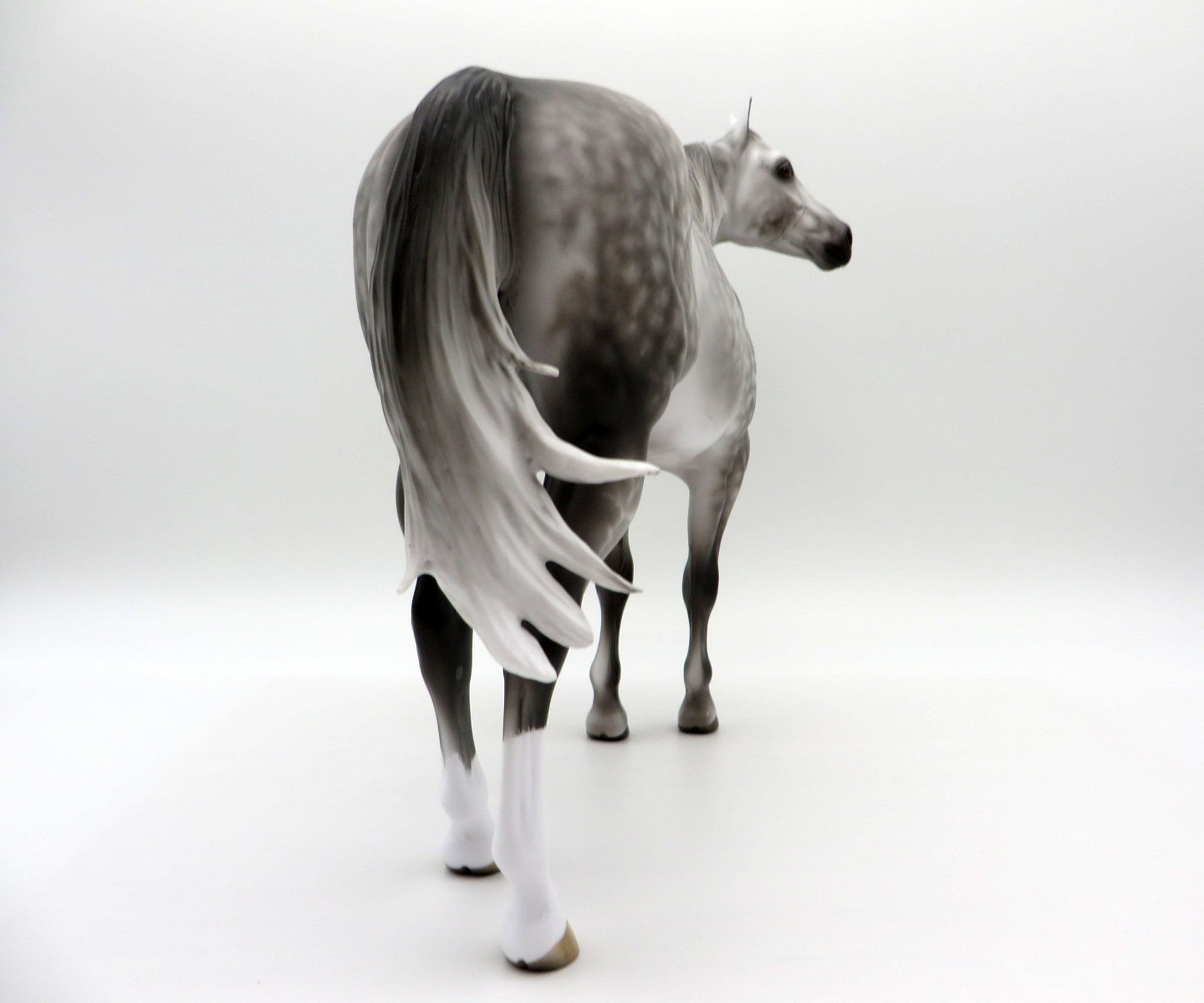 Down to the Sea-OOAK Dapple Grey ISH Painted by Sheryl Leisure 8/1/21