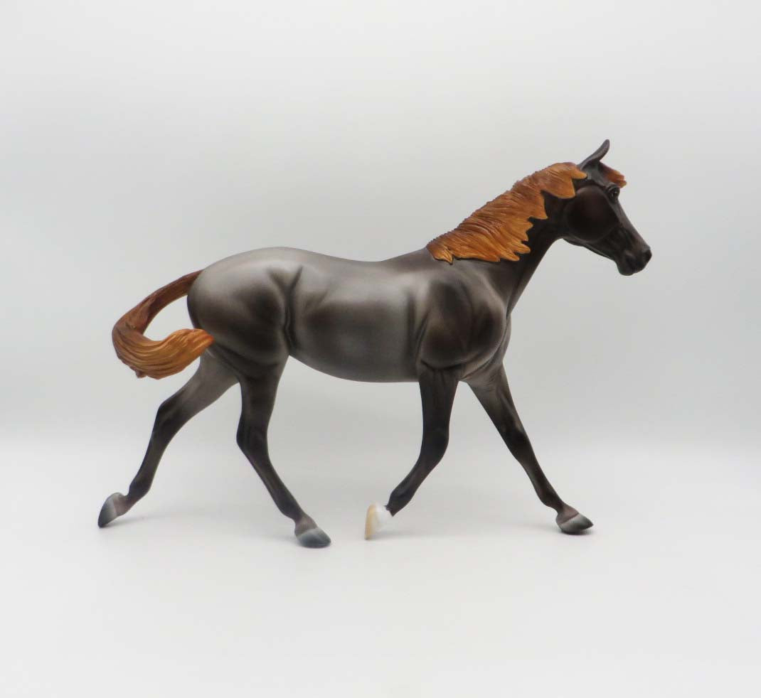 Down Home Darlin' - OOAK - Liver Chestnut Roan Palouse By Ashley Palmer - SHCF23