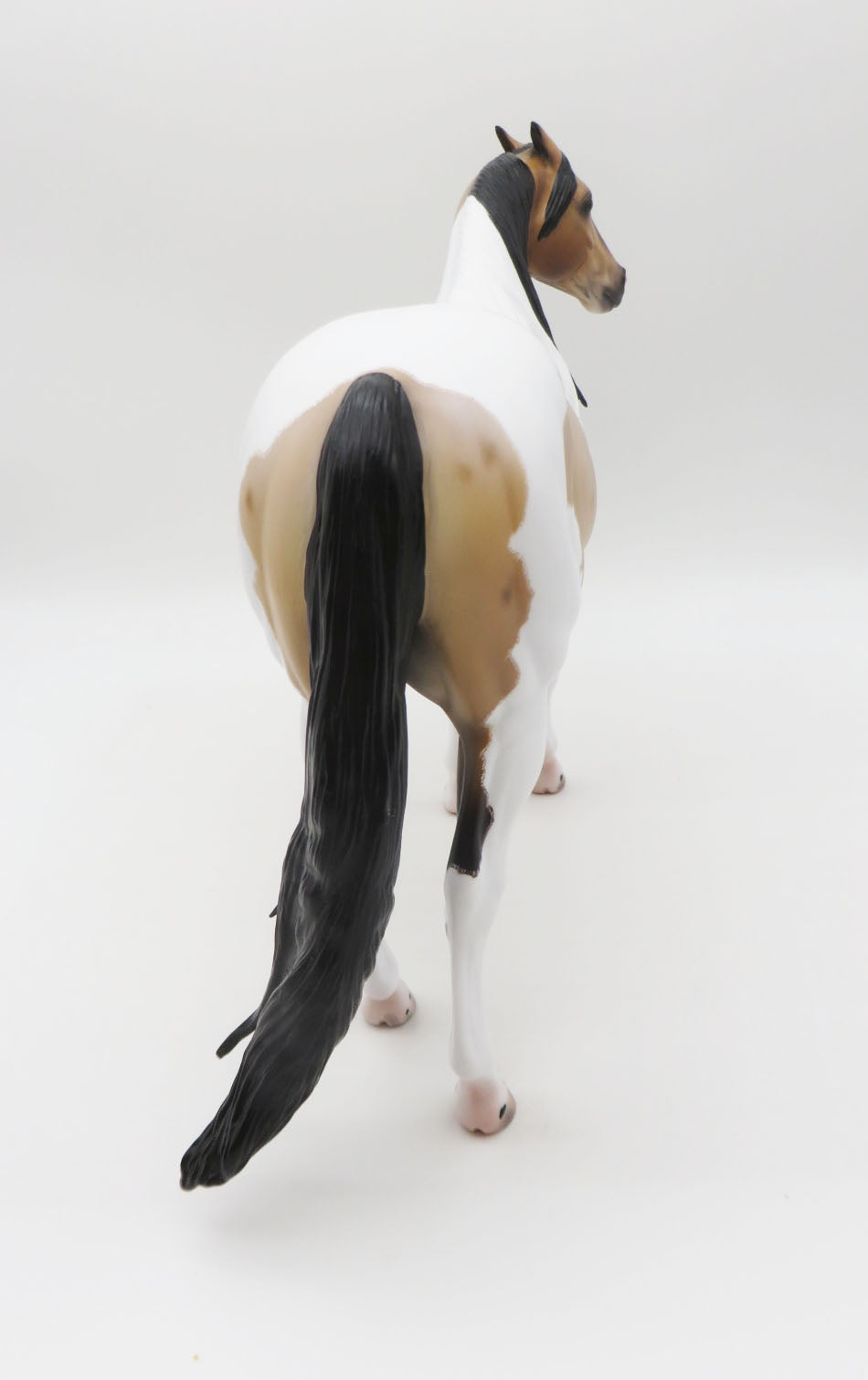 Driscoll - OOAK - Buckskin Roan Tobiano Ideal Stock Horse By Caroline Boydston BEST OFFER 11/21/22