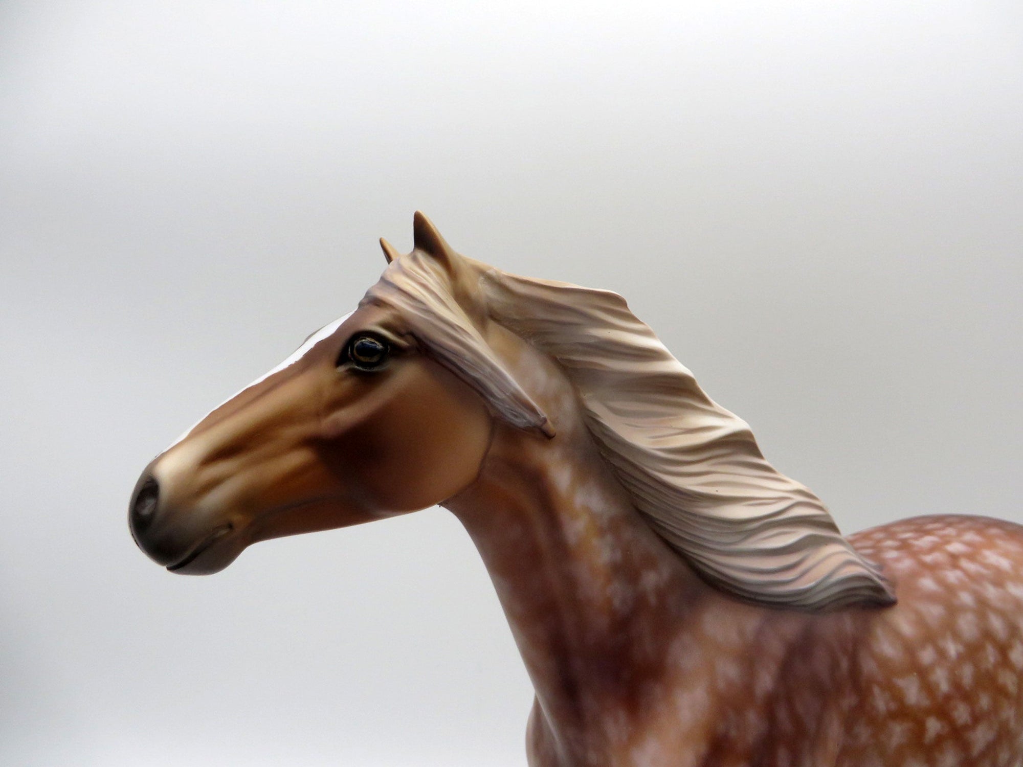 Dugan-OOAK Star Dapple Chestnut Mustang Painted By Dawn Quick 5/28/21
