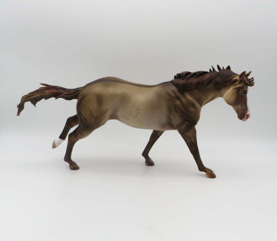 Dun Chasing Dreams - OOAK - Custom Champaigne Dun Remington By Julie Keim - Best Offers 2/12/23 P&C 23