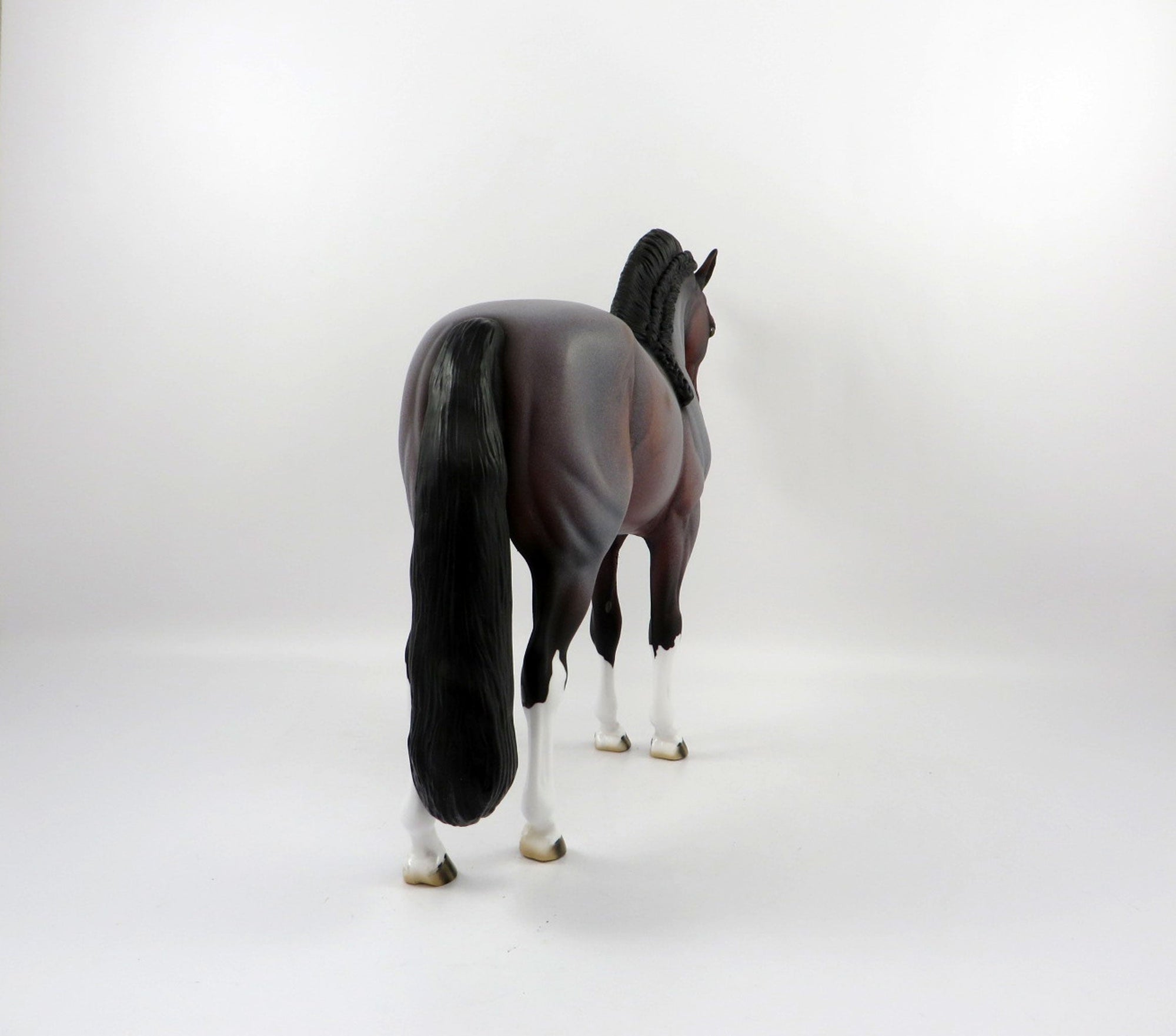 Eamon-OOAK Bay Roan Andalusian Painted By Dawn Quick 4/13/21