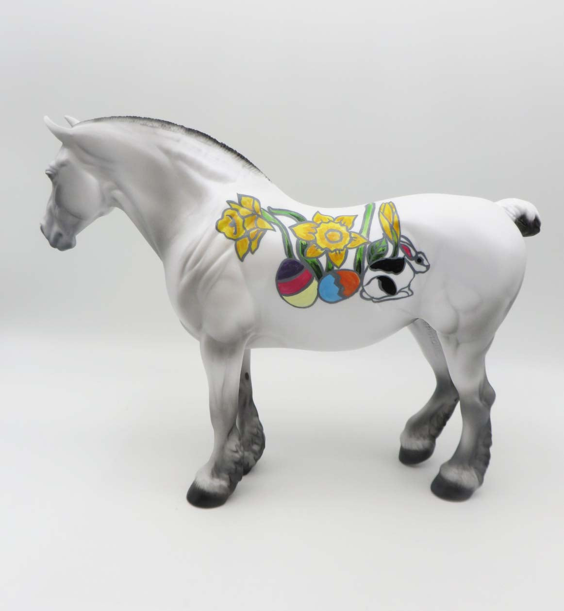 Easter Egg-citement - OOAK - Decorator Heavy Draft By Dawn Quick - Easter 2023