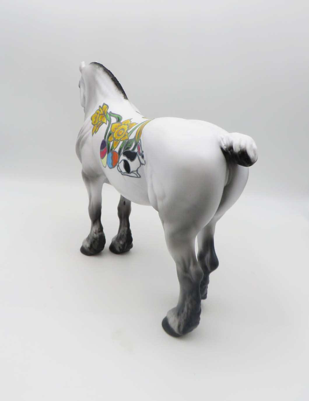 Easter Egg-citement - OOAK - Decorator Heavy Draft By Dawn Quick - Easter 2023