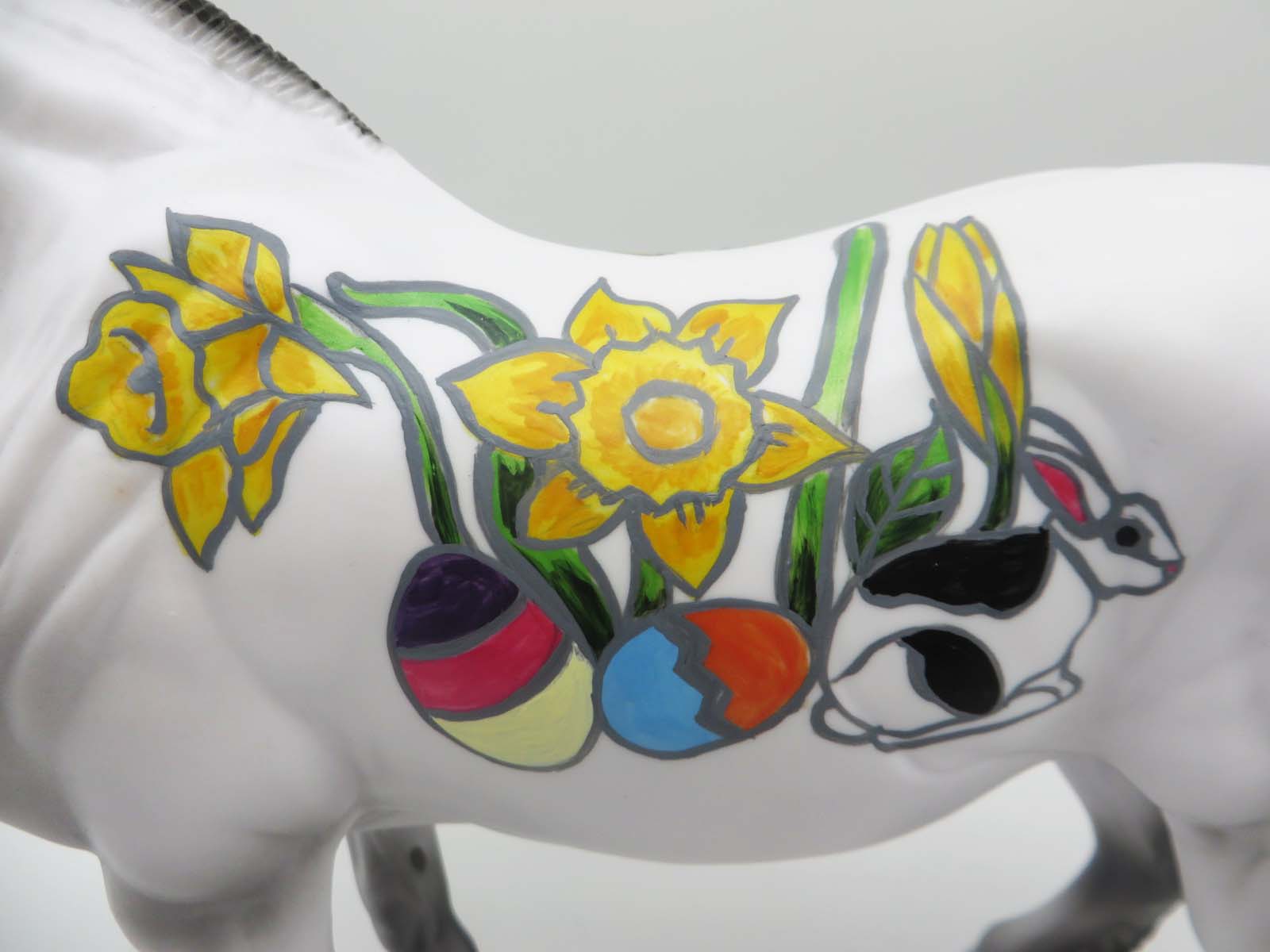 Easter Egg-citement - OOAK - Decorator Heavy Draft By Dawn Quick - Easter 2023