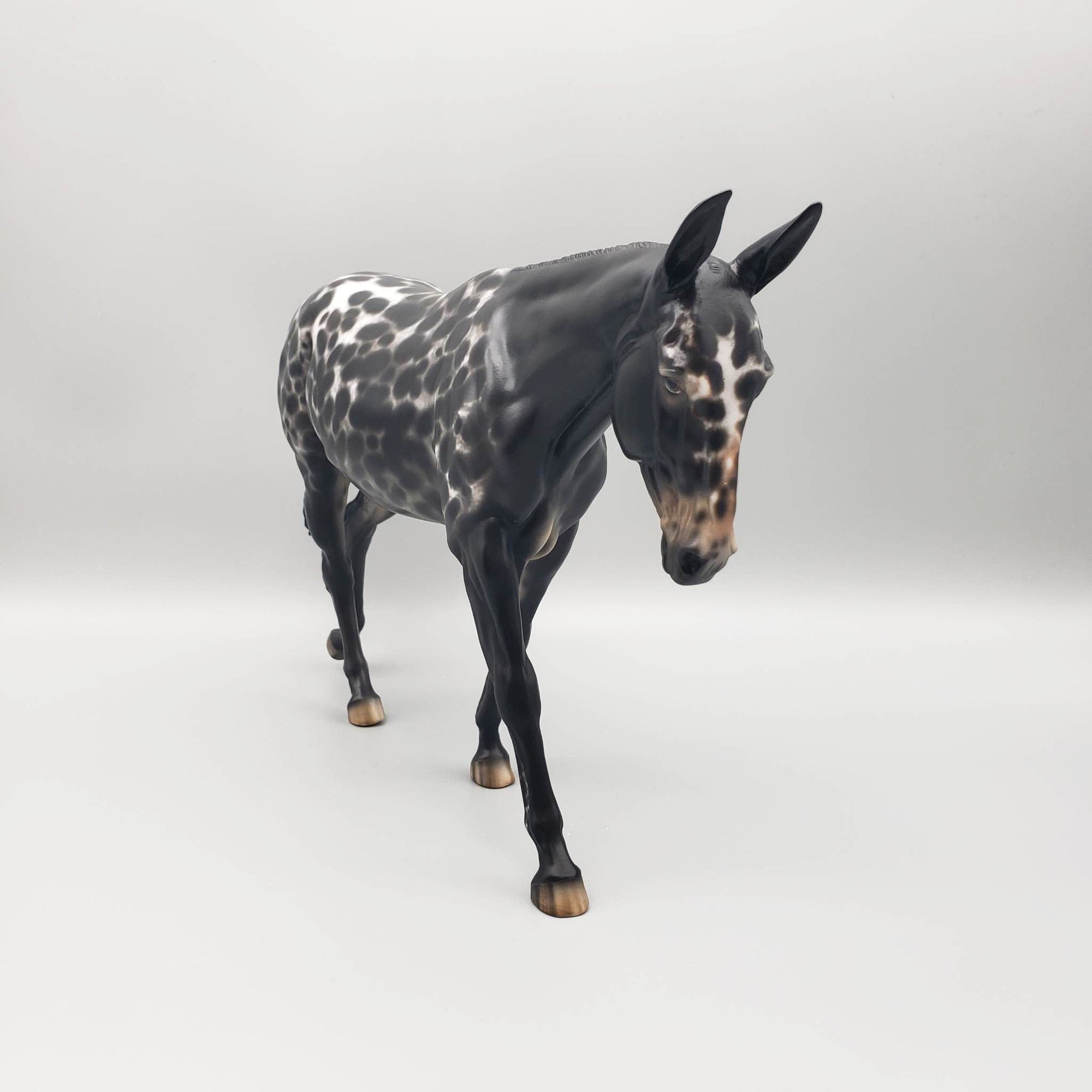 Eileen - OOAK Black Appaloosa Mule By Sheryl Leisure Best Offer 6/5/23