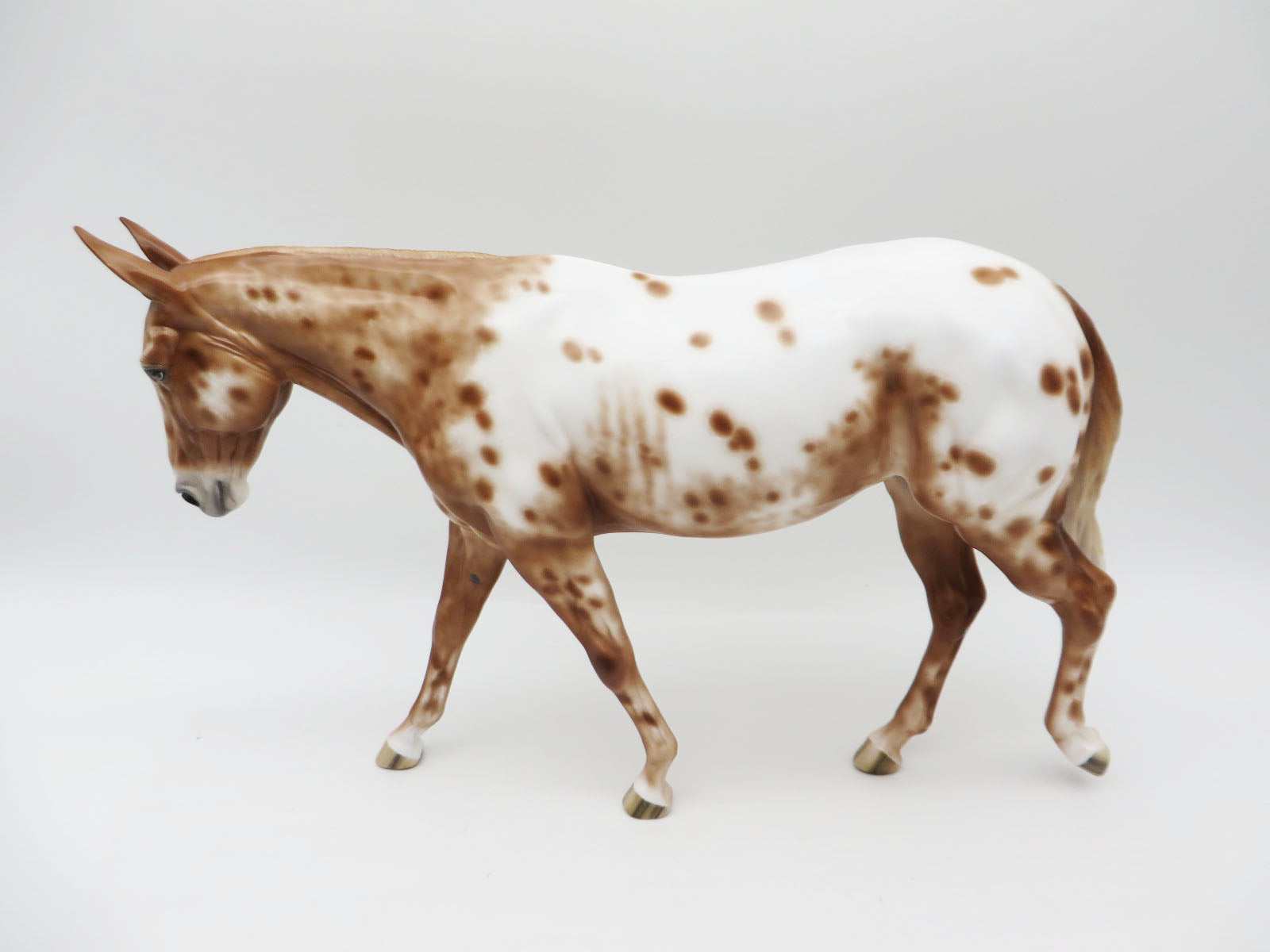 Elizabeth - OOAK - Chestnut Appaloosa Mule by Sheryl Leisure - Best Offers 12/27/22