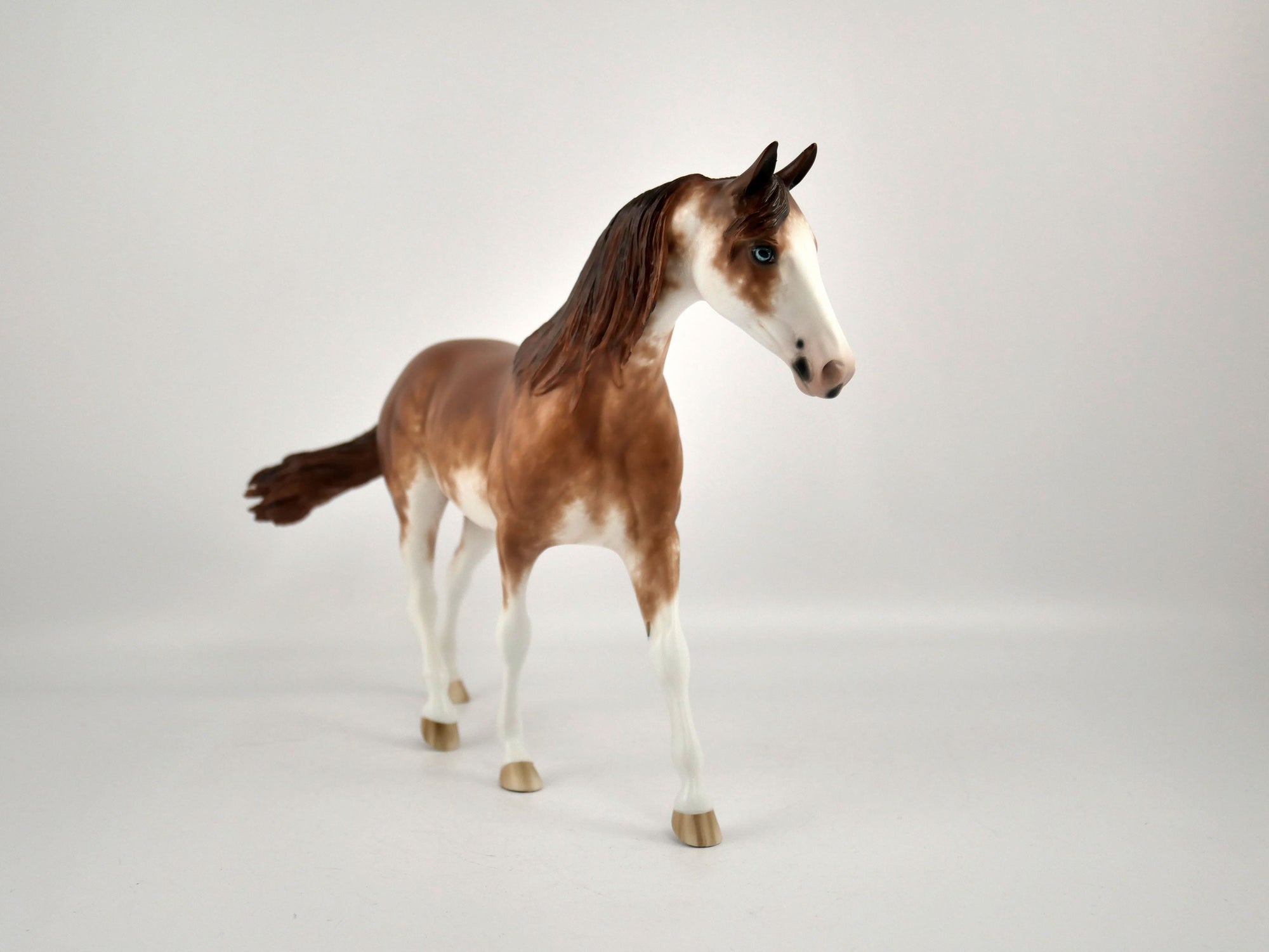 EVERETT -OOAK CHESTNUT SABINO PONY MODEL HORSE BY SHERYL LEISURE 11/24/20