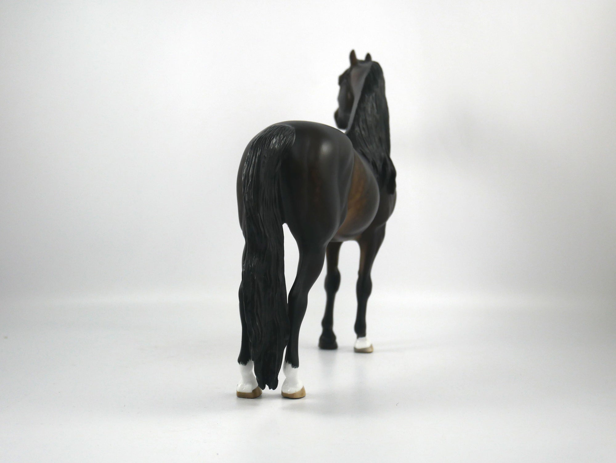 Everett-OOAK Dapple Seal Bay Morgan Painted By Sheryl Leisure 1/8/21