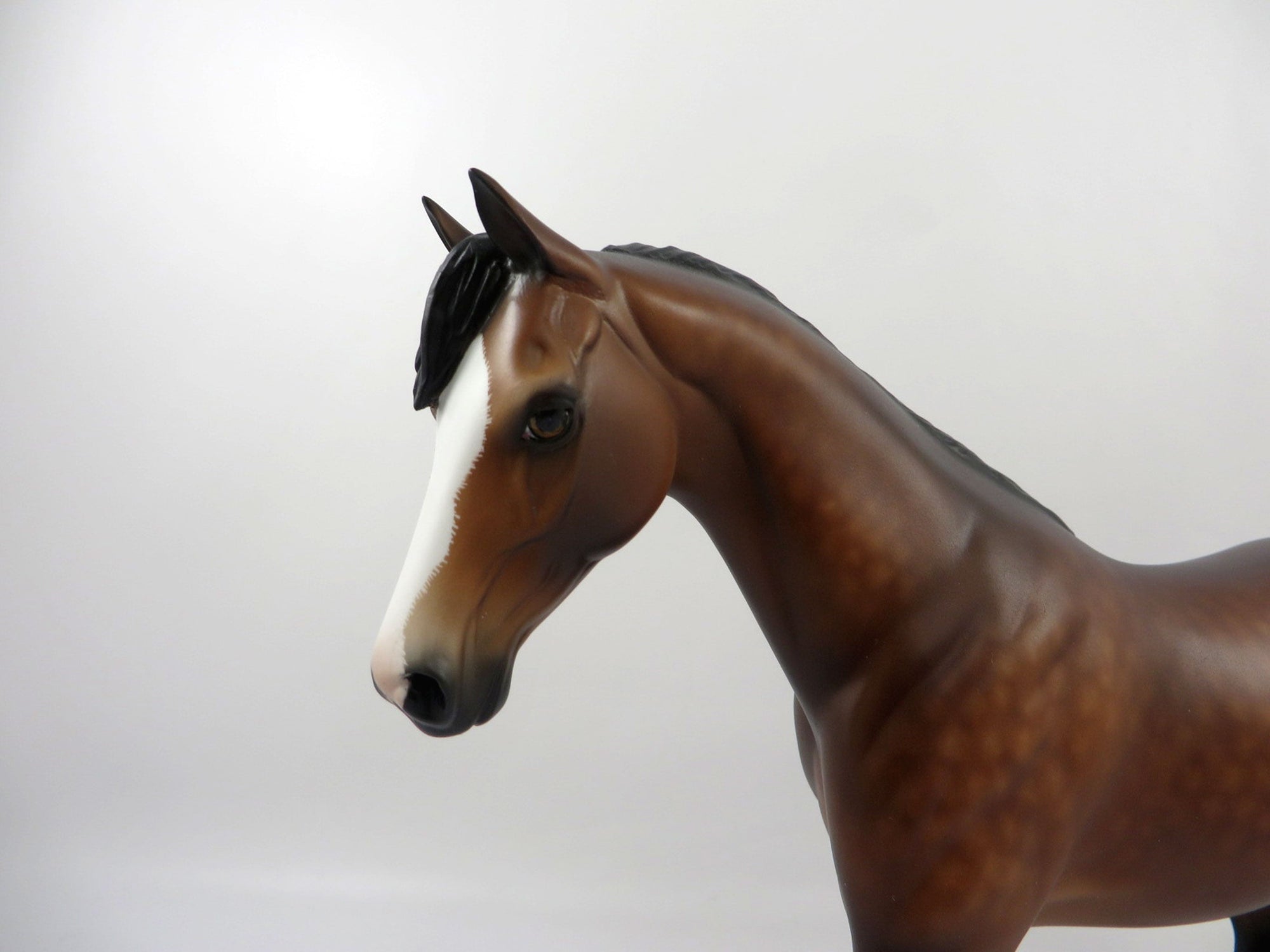 Everseer-OOAK Dapple Bay Pony Painted by Sheryl Leisure 2/18/21