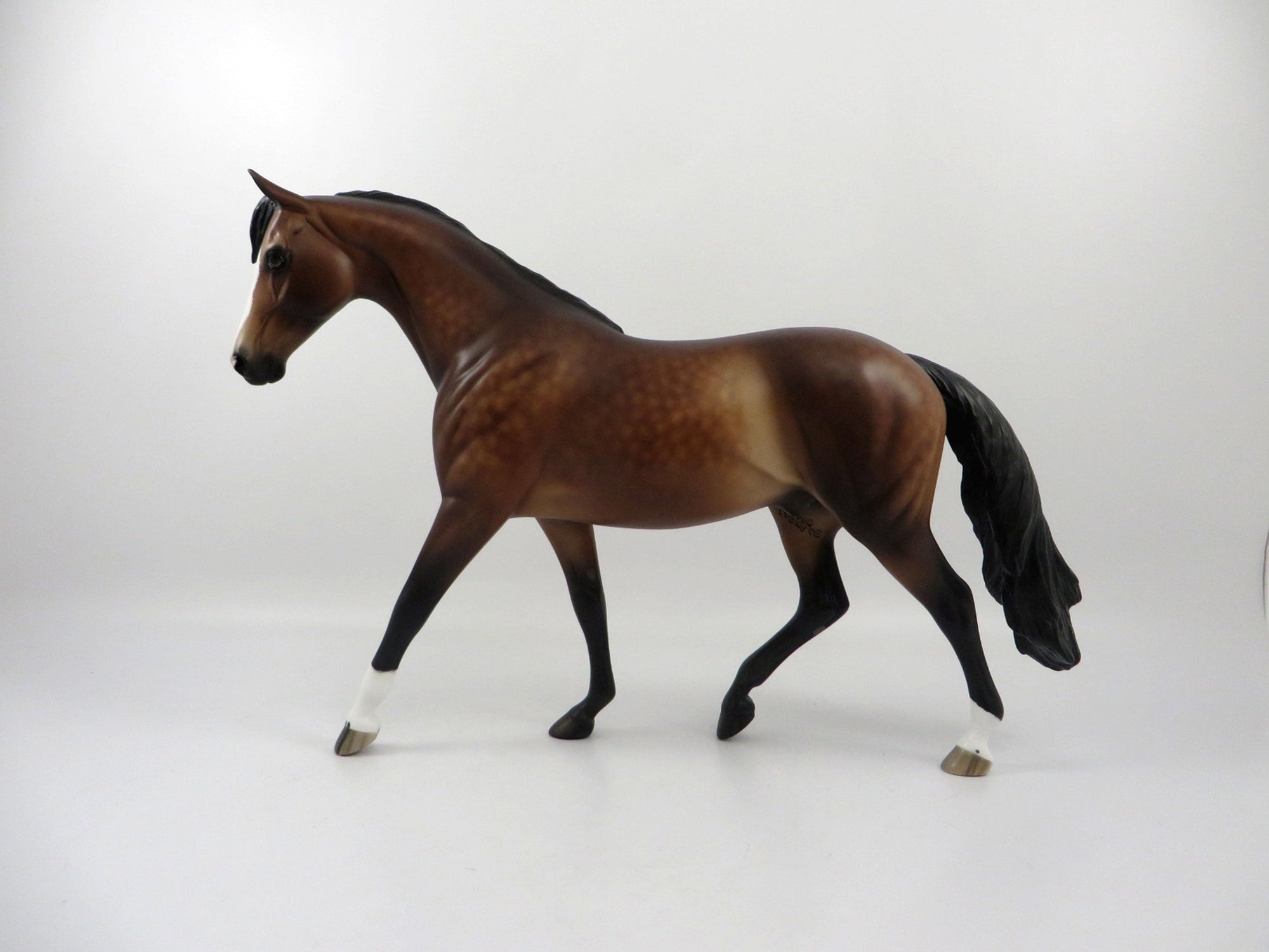 Everseer-OOAK Dapple Bay Pony Painted by Sheryl Leisure 2/18/21