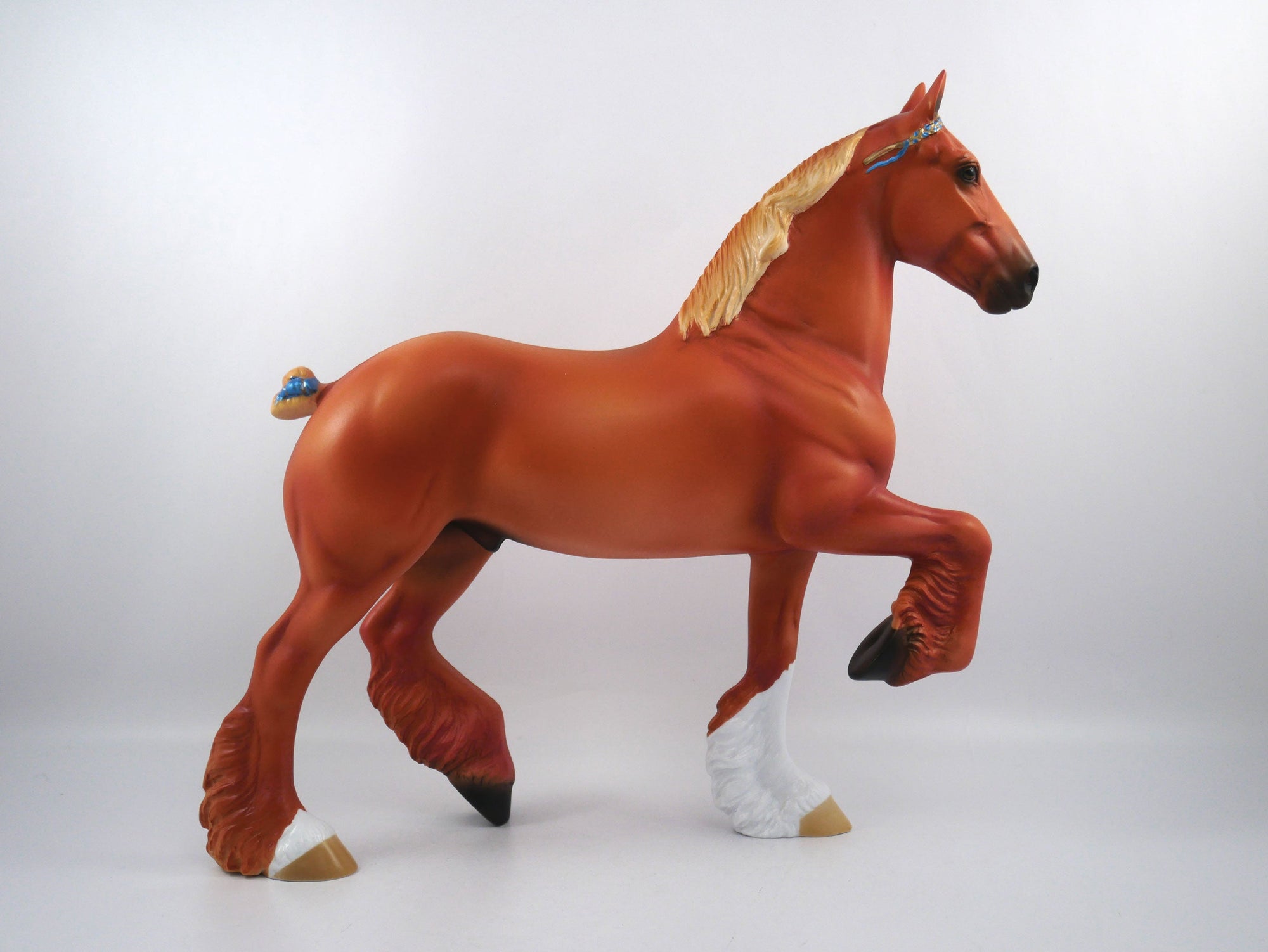 Fair Catch-OOAK Chestnut Trotting Draft SB21