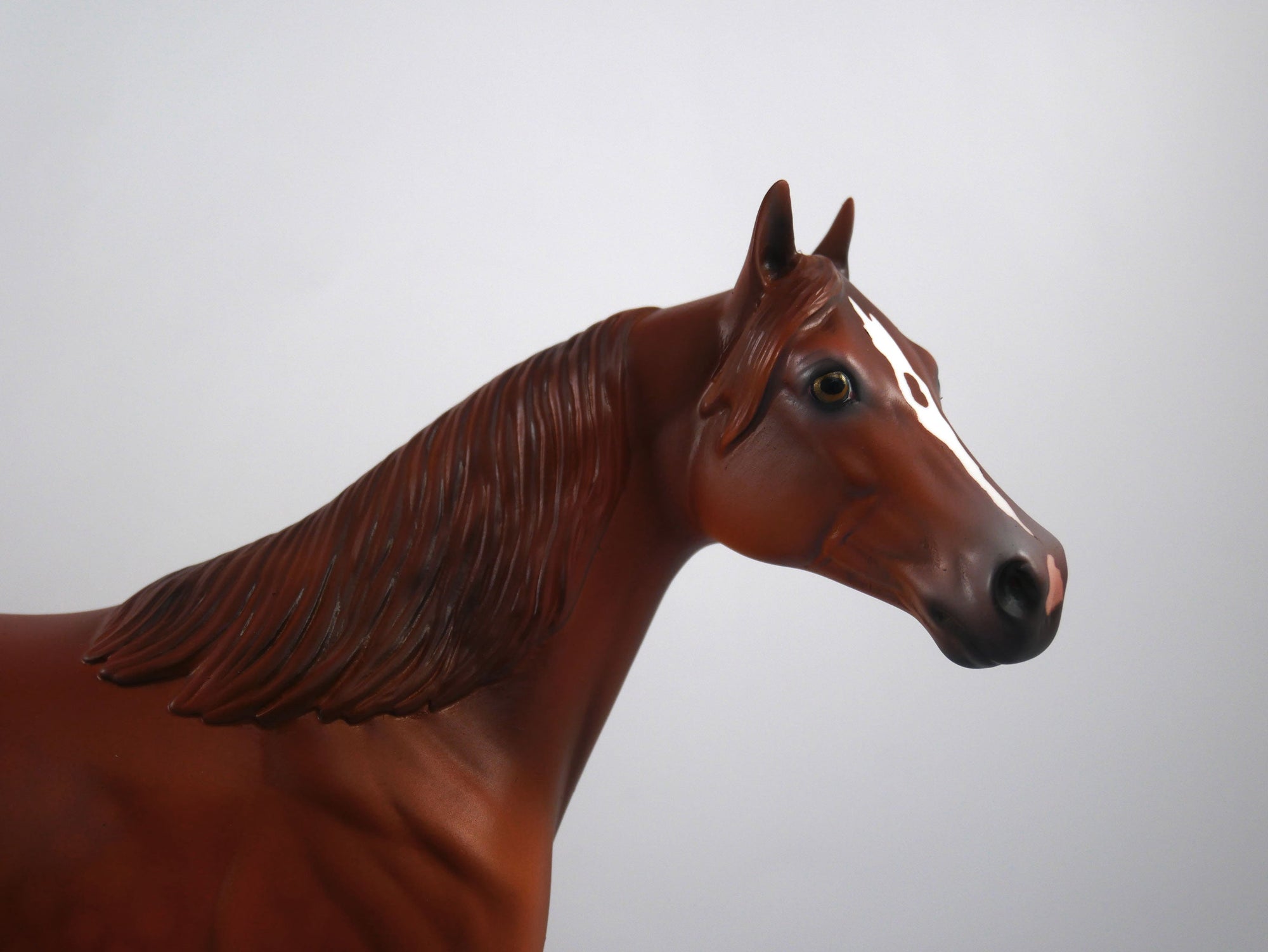 Falcon-OOAK Dapple Chestnut ISH By Dawn Quick SB21