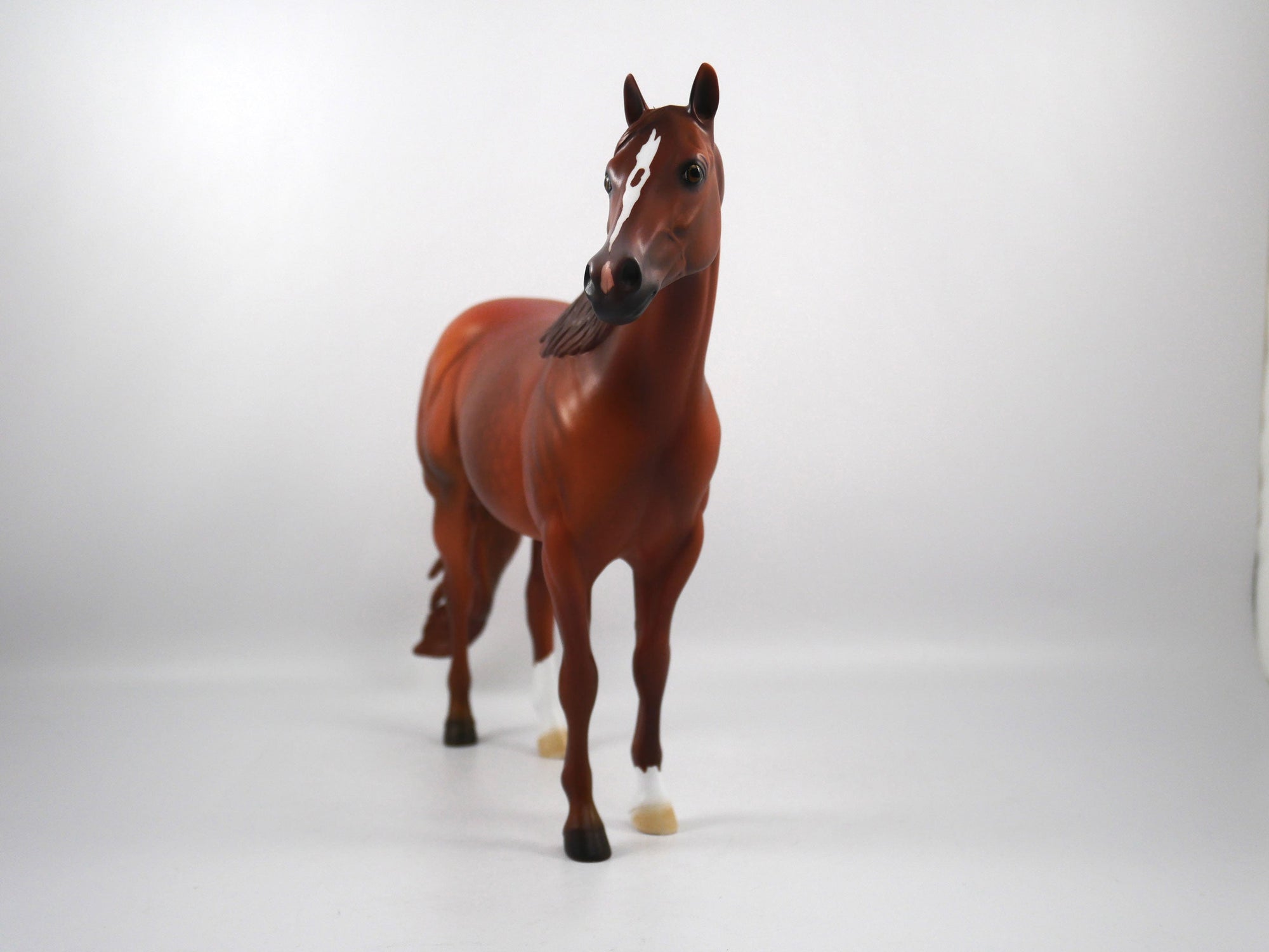 Falcon-OOAK Dapple Chestnut ISH By Dawn Quick SB21