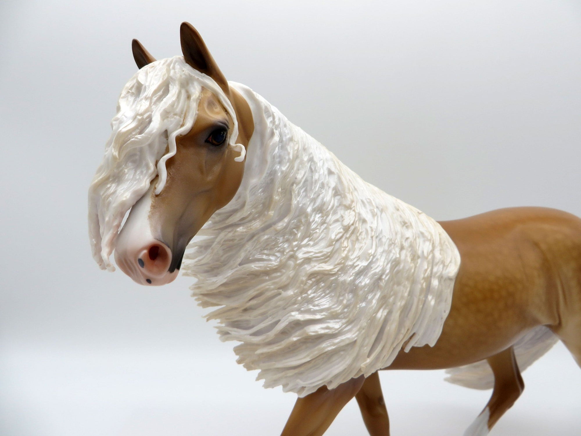 Farnham-OOAK Dapple Palomino Pony Painted By Caroline Boydston 7/12/21