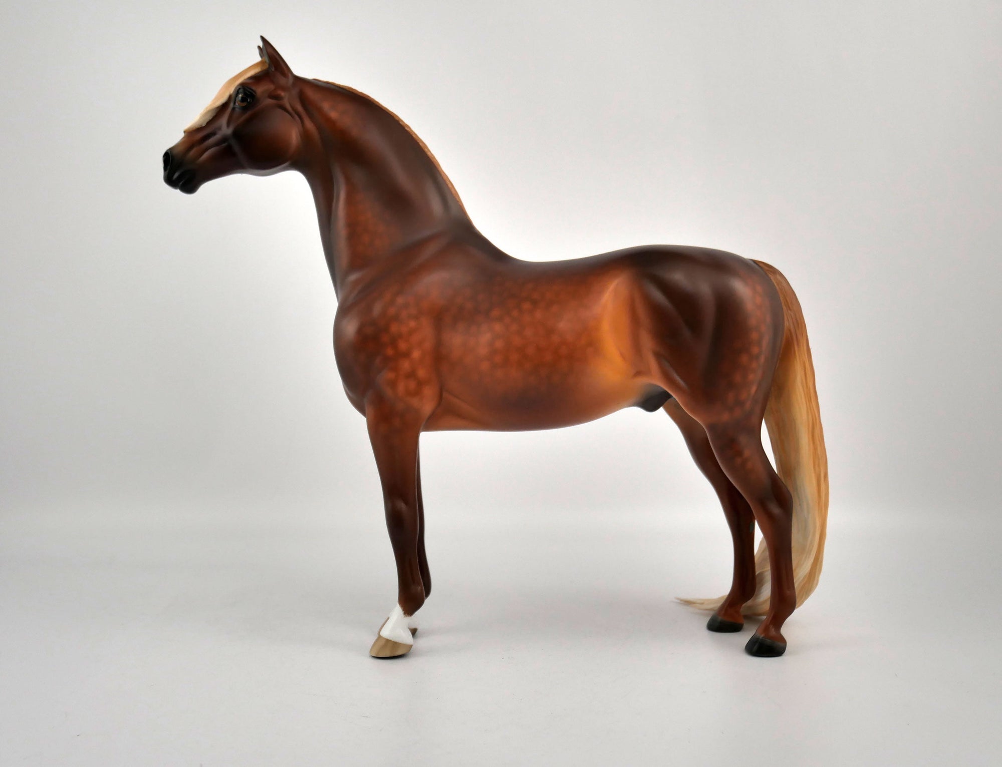 Fezziwig-OOAK Dapple Chestnut Morgan By Sheryl Leisure 12/15/20