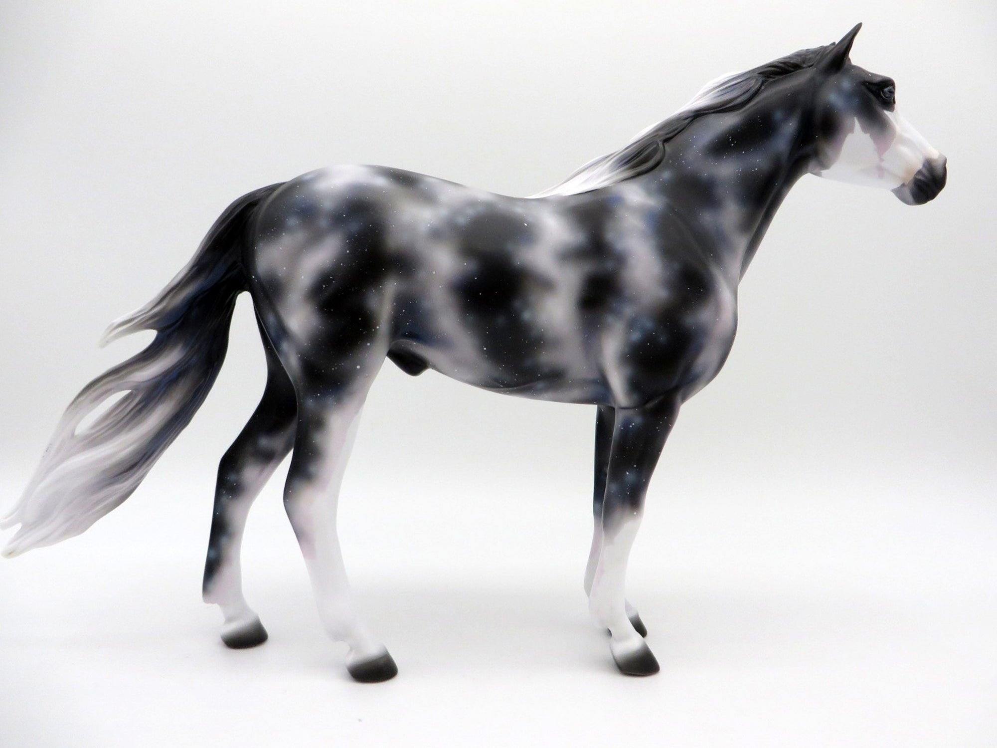 Final Frontier-OOAK Mustang Deco Painted by Ellen Robbins 7/30/21