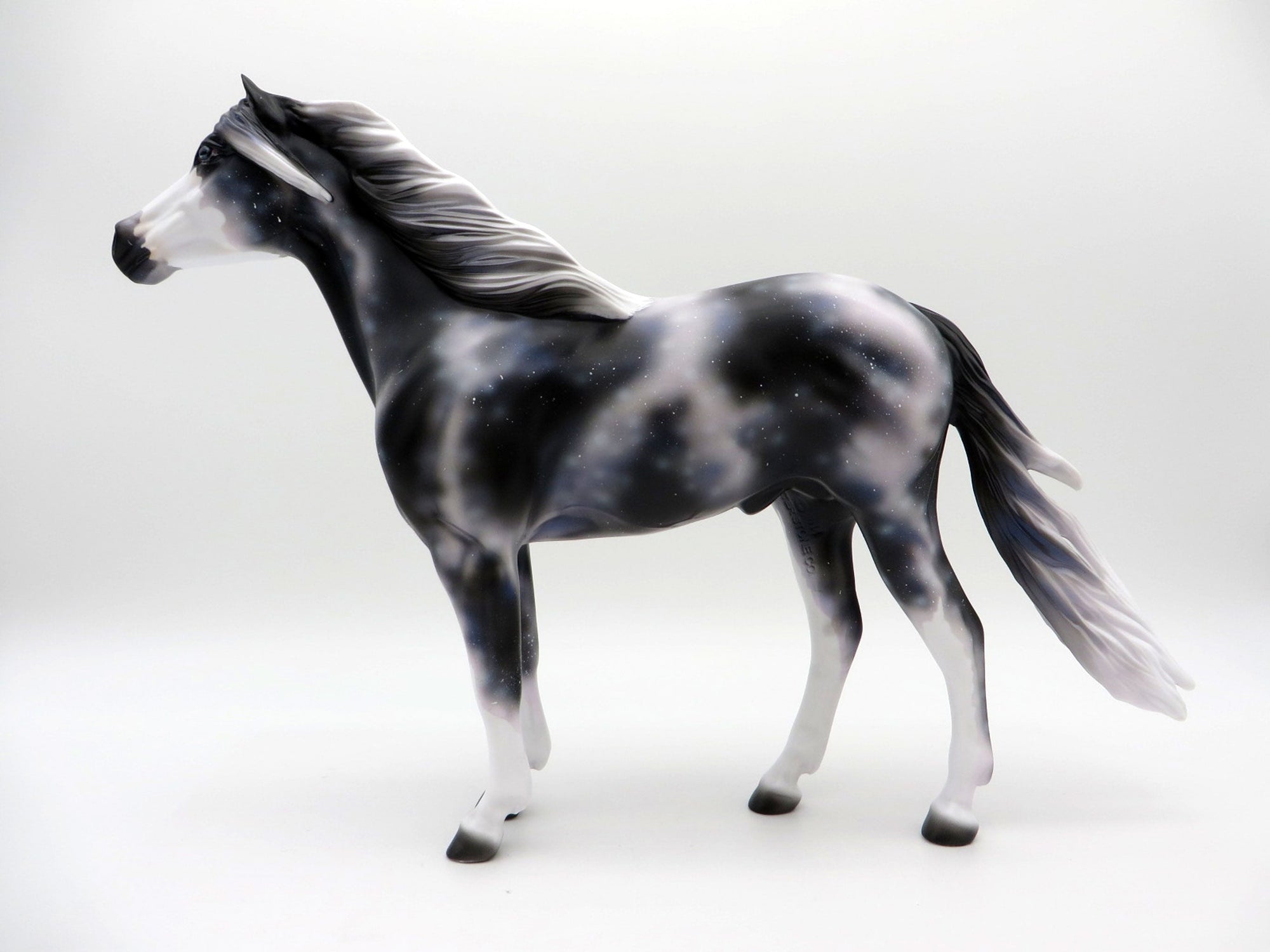 Final Frontier-OOAK Mustang Deco Painted by Ellen Robbins 7/30/21