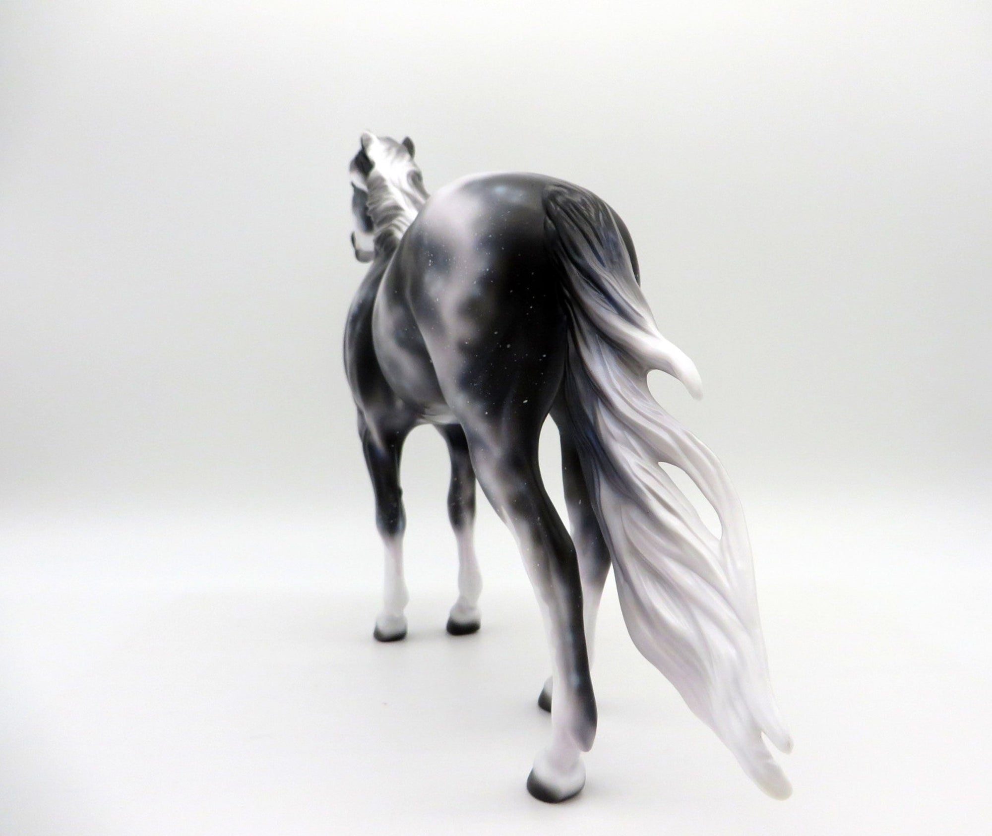 Final Frontier-OOAK Mustang Deco Painted by Ellen Robbins 7/30/21