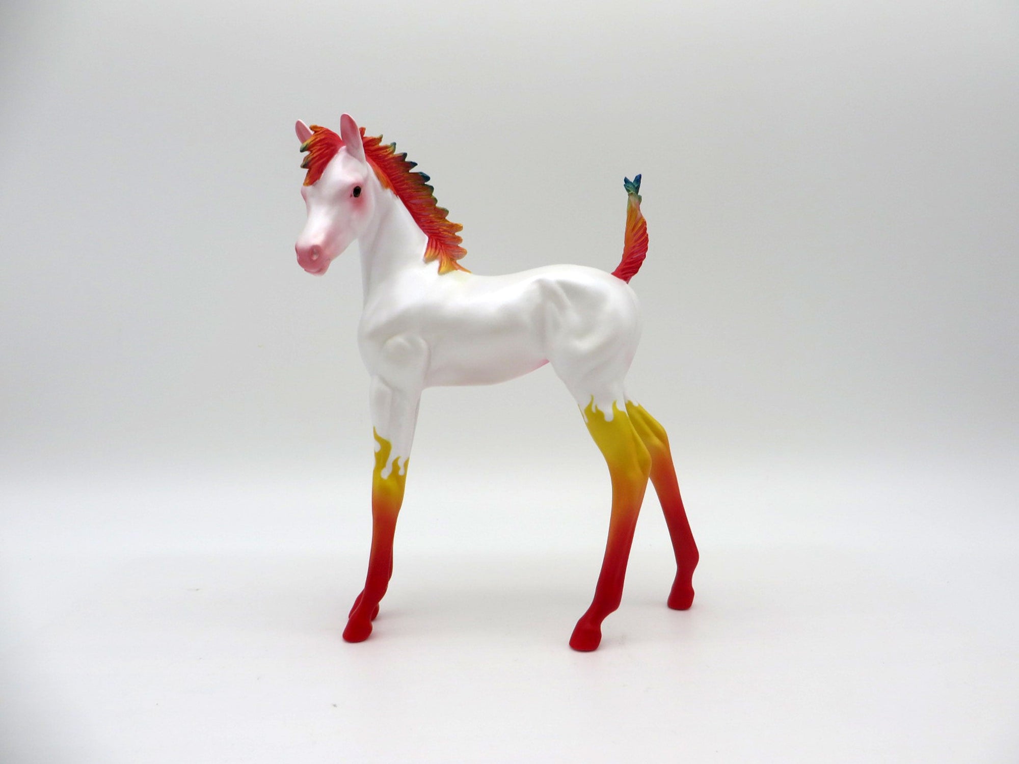Fire-OOAK Foal Decorator Painted By Jas EQ 21