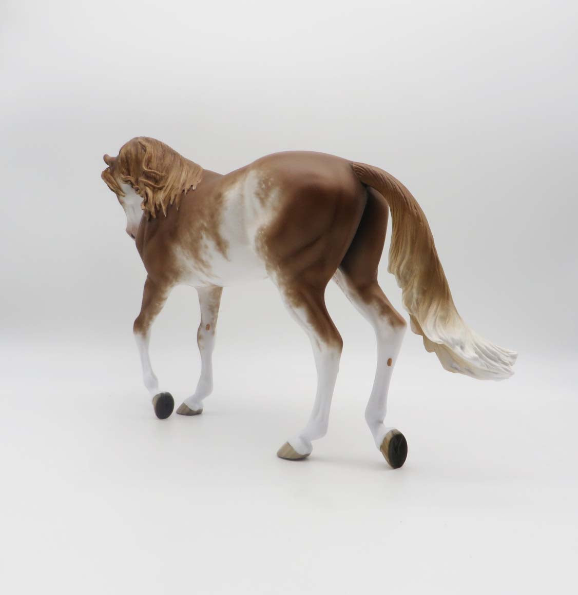 Firebrand - OOAK - Chestnut Sabino Thorougbred by Sheryl Leisure - Best Offers 2/20/23