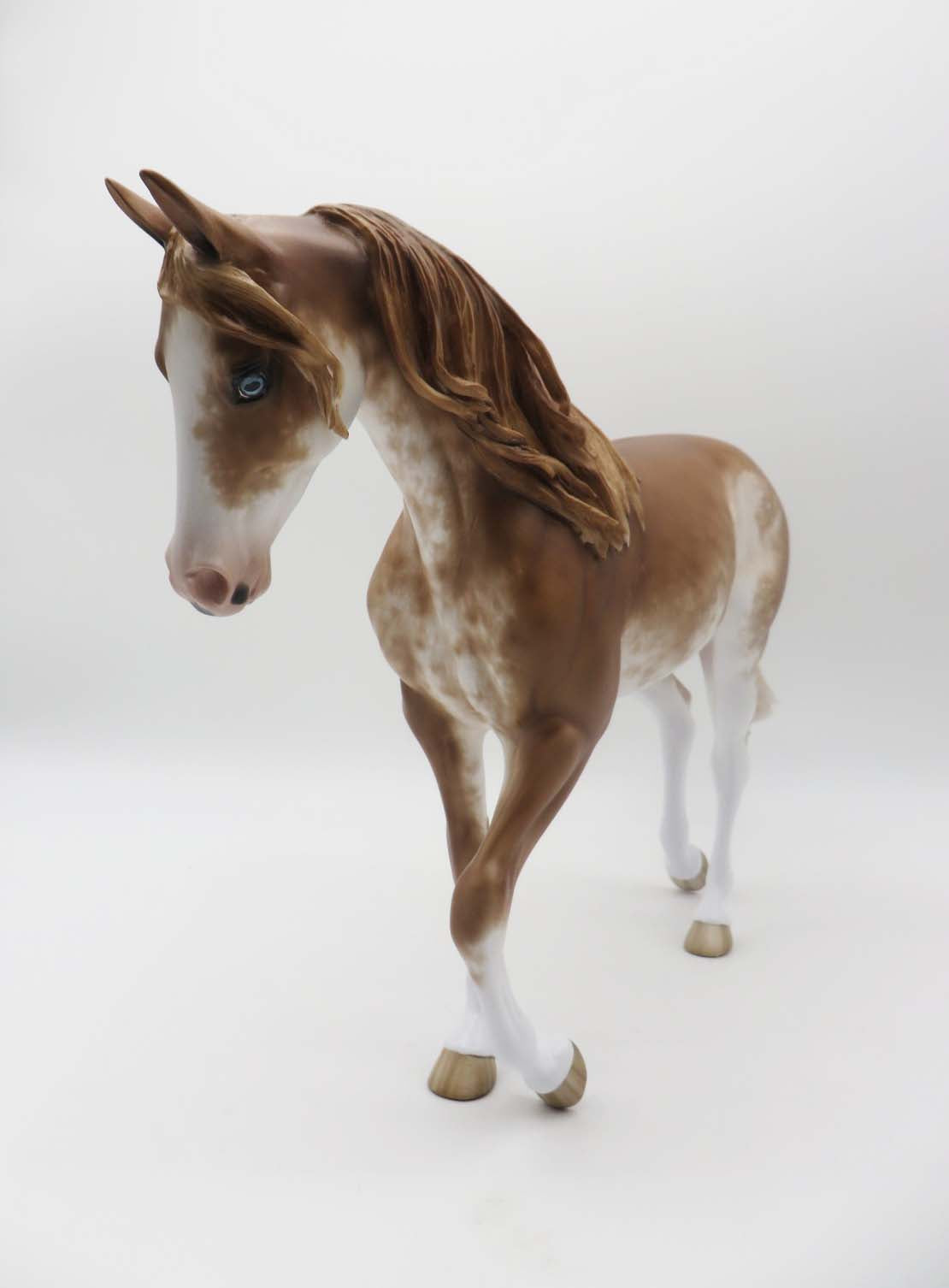 Firebrand - OOAK - Chestnut Sabino Thorougbred by Sheryl Leisure - Best Offers 2/20/23