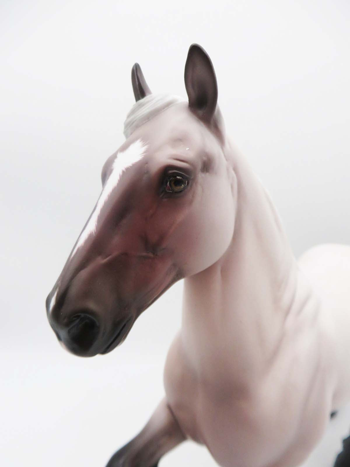 Fitz - OOAK - Red Roan Trotting Drafter By Ellen Robbins- P&C 23