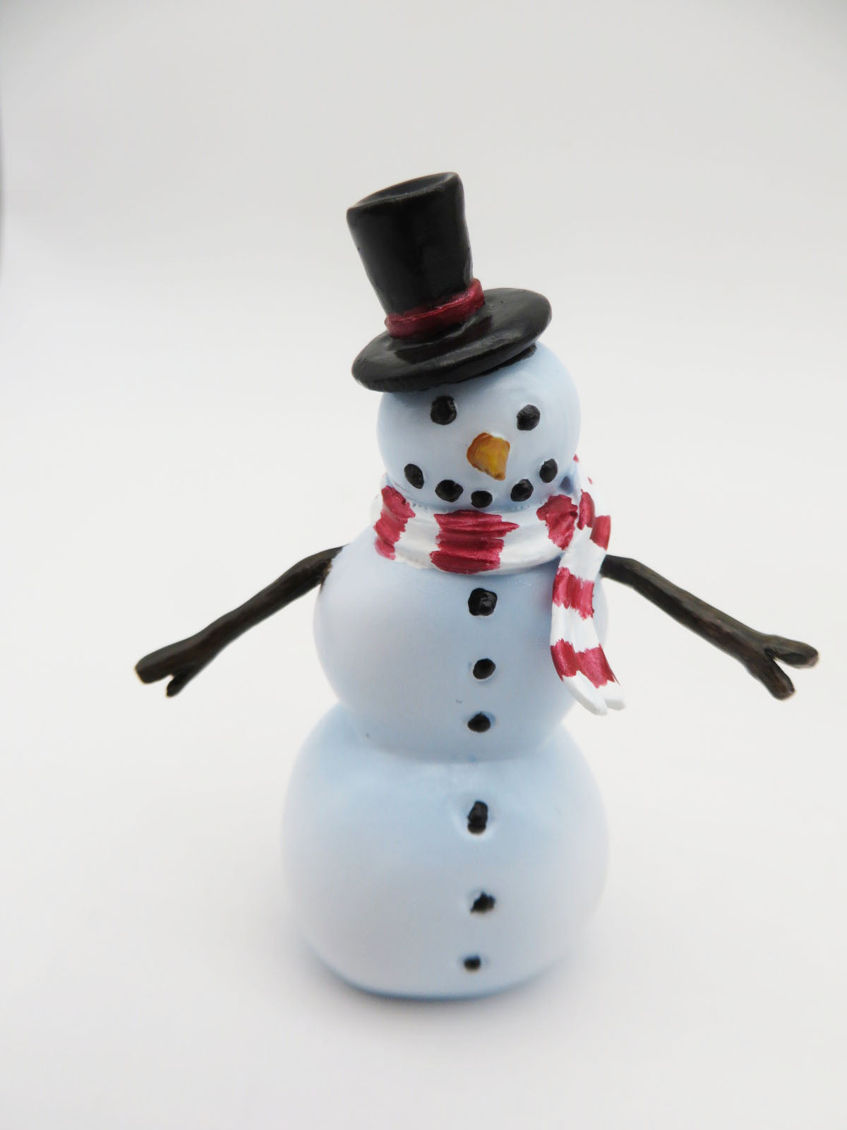 Frosty & Freezy - BEST OFFER - OOAK - Dapple Grey Draft Chip With Snowman By Ellen Robbins - Christmas Tails 2022 - CT22