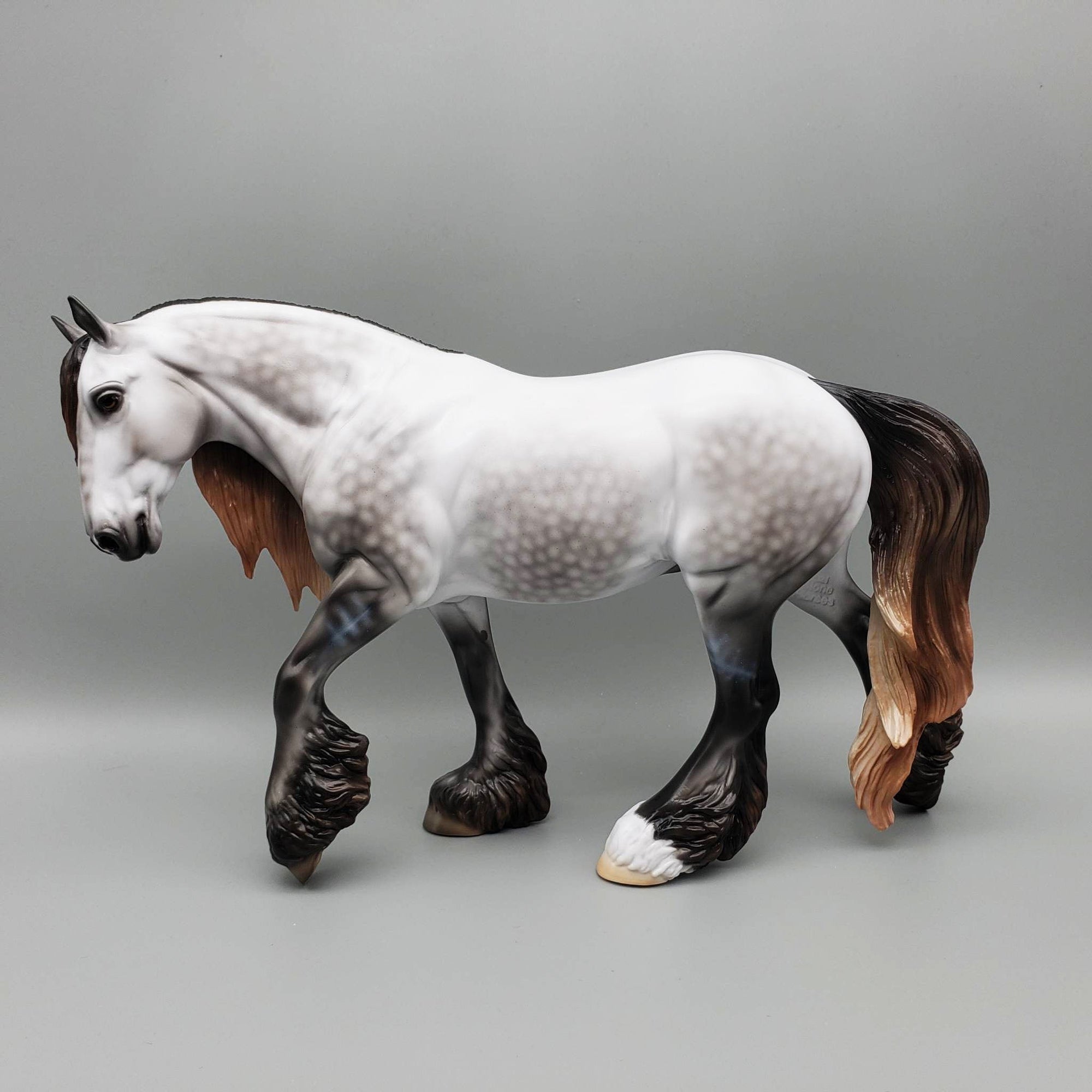 Sample of Galloway - Dappled Rose Grey Fell Pony on the Cob Mold By Ashley Palmer