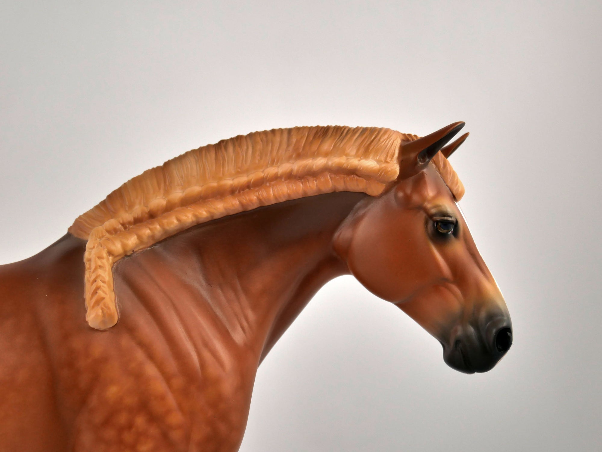 Garland-OOAK Dapple Chestnut Heavy Draft Mare By Sheryl Leisure 2/15/20