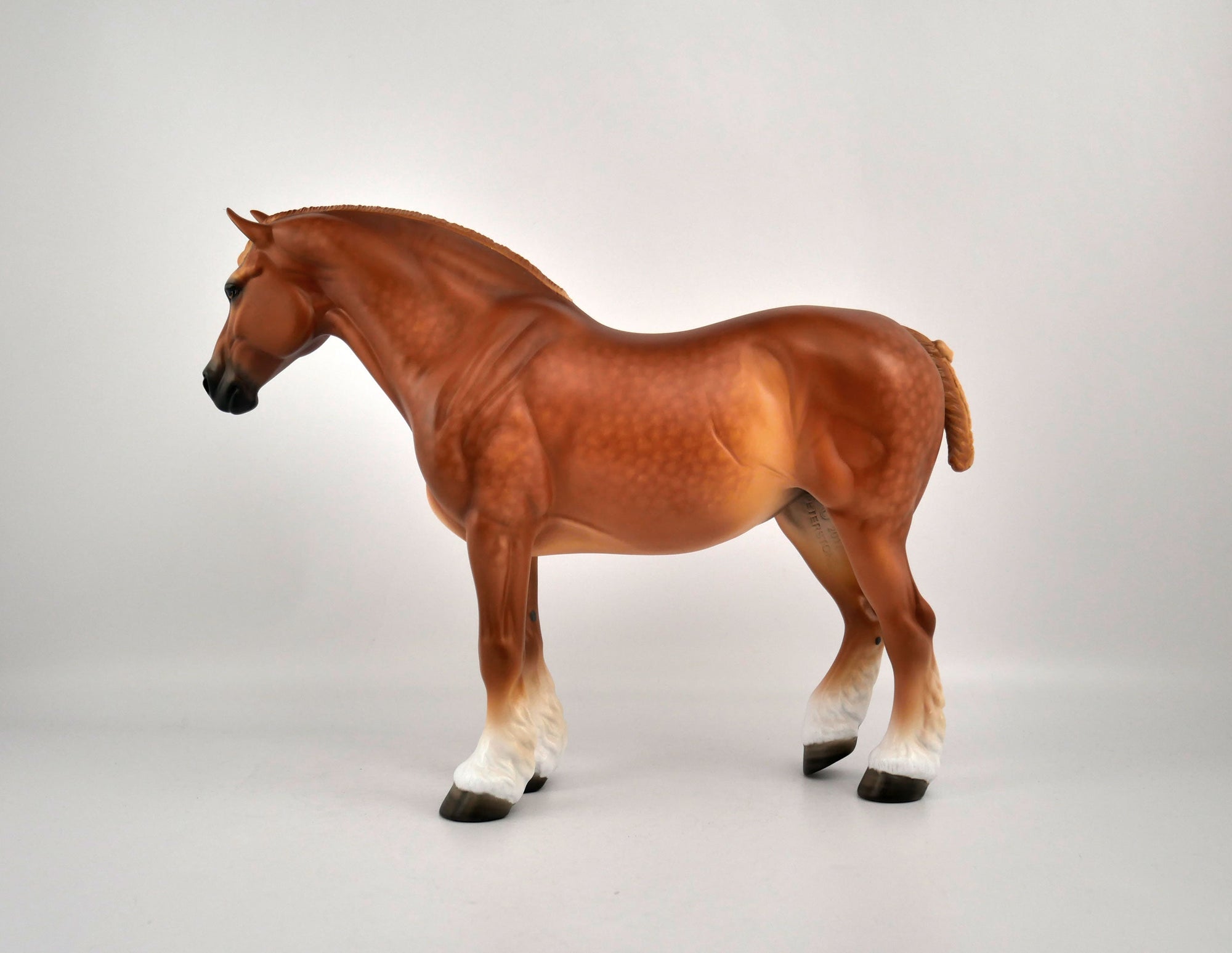 Garland-OOAK Dapple Chestnut Heavy Draft Mare By Sheryl Leisure 2/15/20