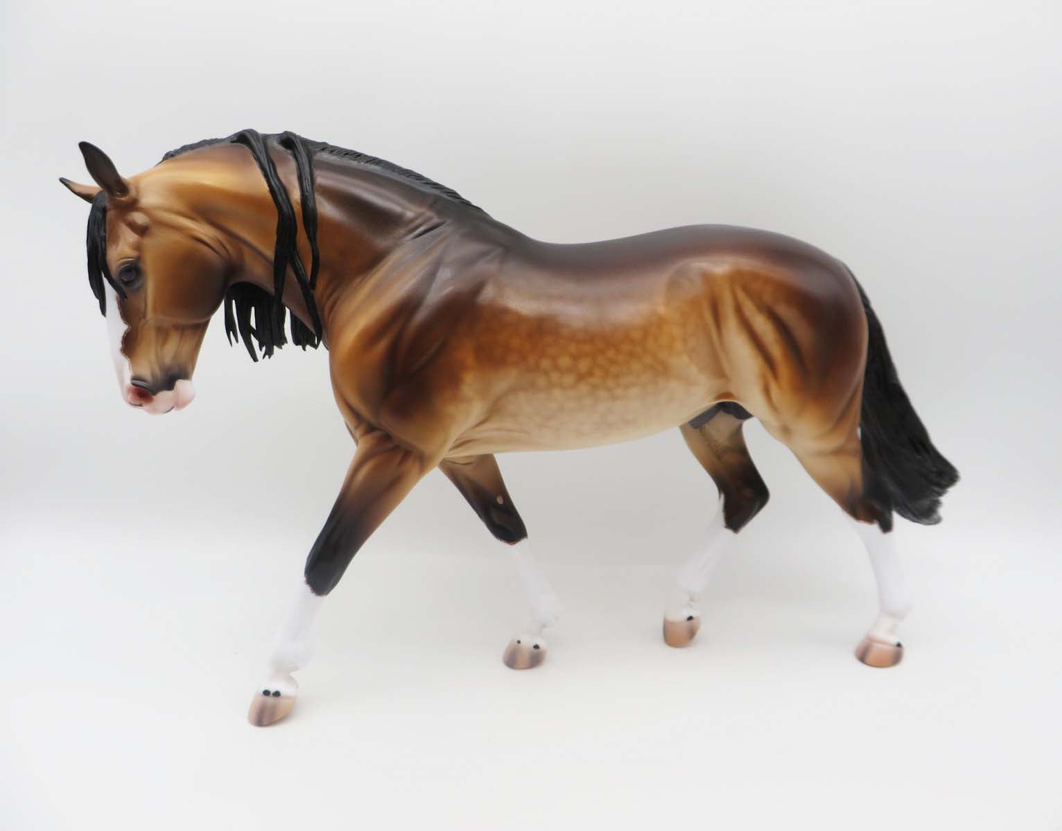 Geddy - OOAK - Dappled Bay Irish Draught By Caroline Boydston BEST OFFER 3/13/23