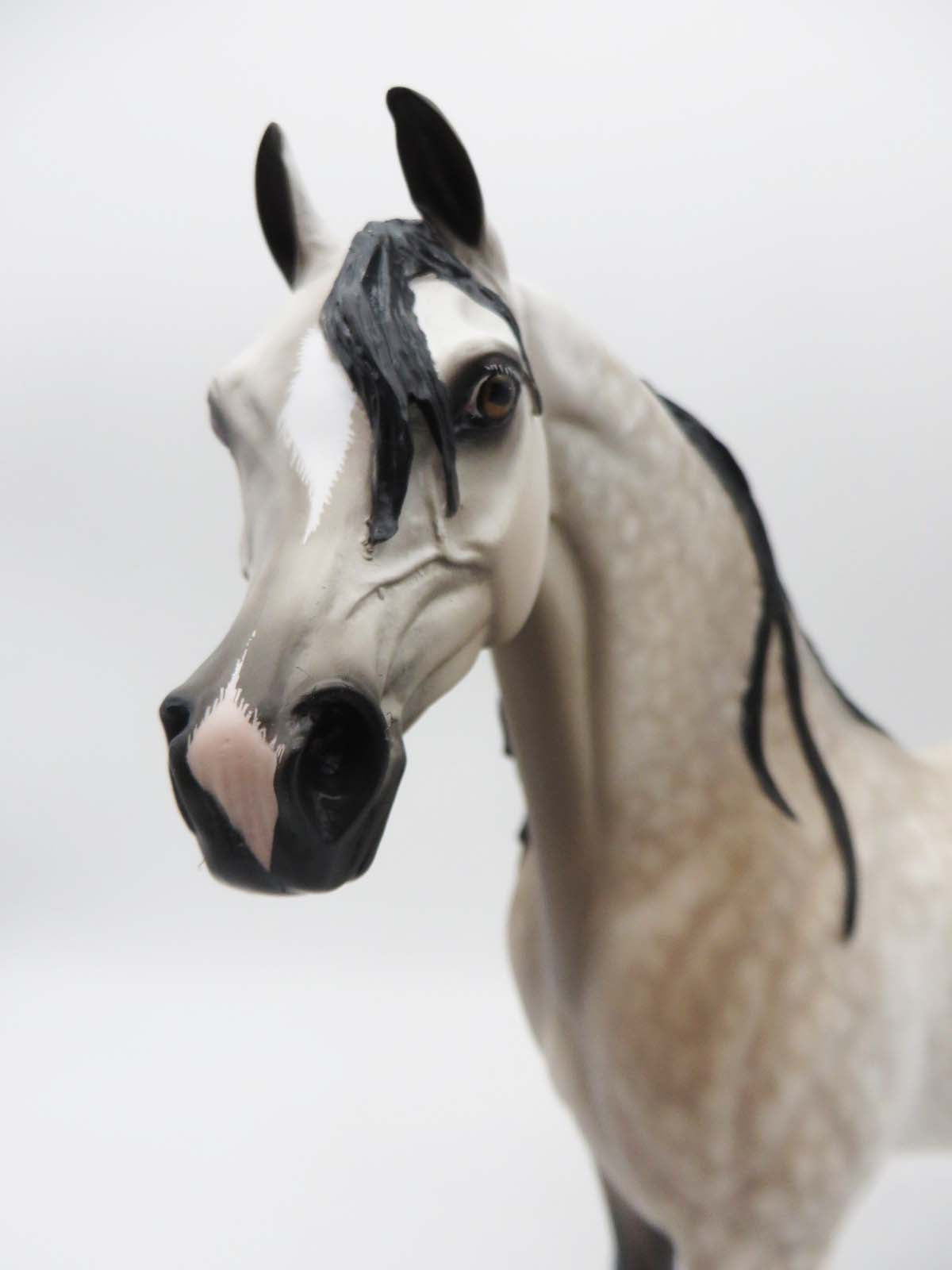 Gran Turismo - OOAK - Star Dapple Rose Grey Arabian by Sheryl Leisure - Best Offer 5/1/23