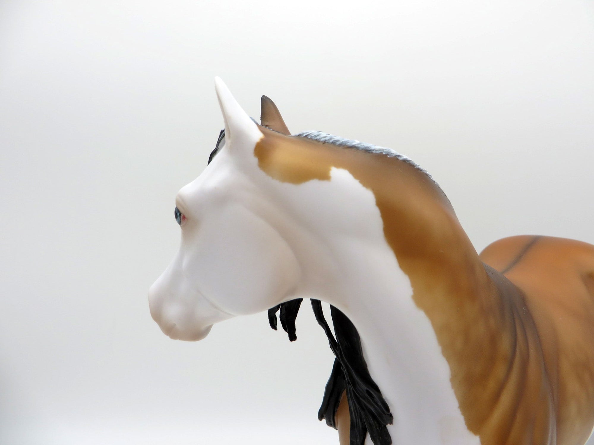 Guimard-OOAK Dapple Frosty Dun ISH Painted by Julie Keim EQ 21