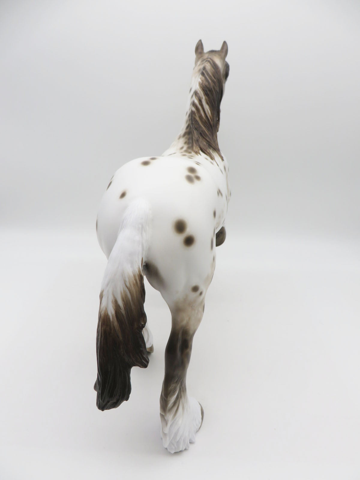 Haywire -OOAK Loud Appaloosa Trotting Drafter Painted by Sheryl Leisure 9/19/22