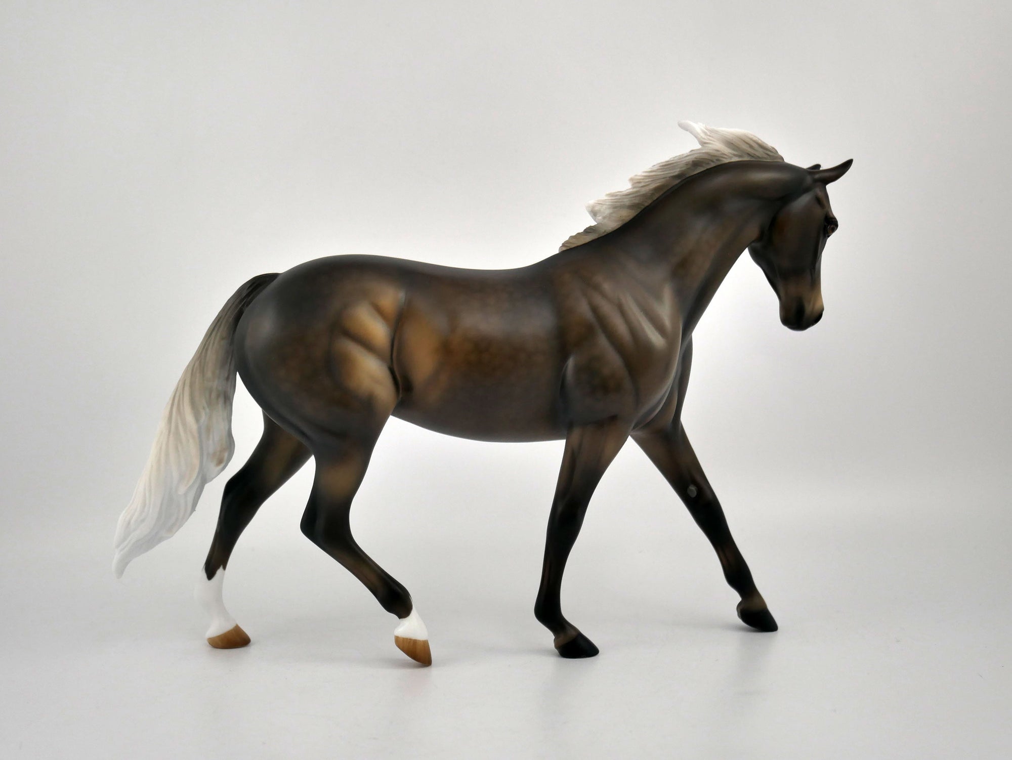 Hunter's Moon-OOAK Chocolate Palomino Pony Draft MM 2020