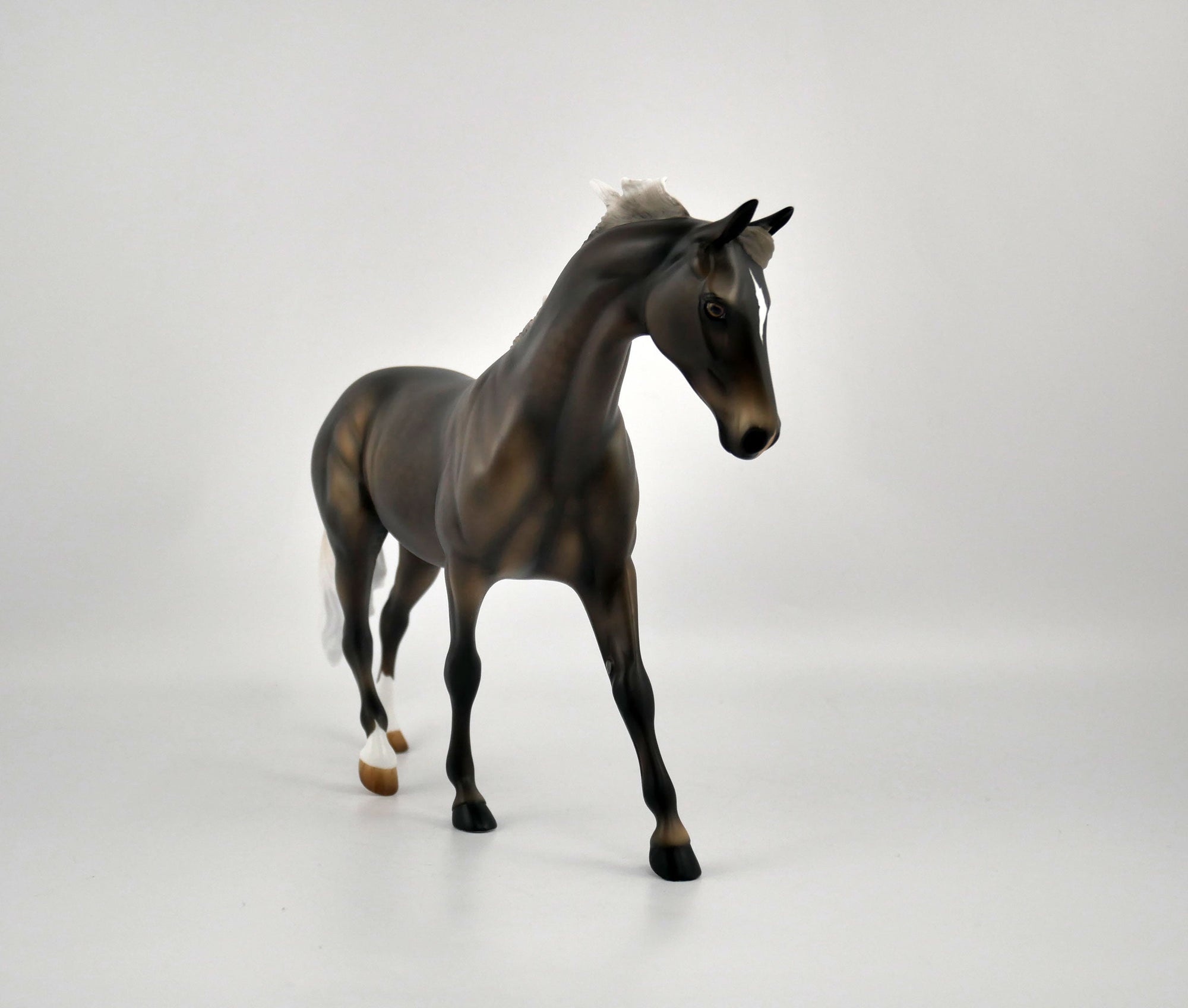Hunter's Moon-OOAK Chocolate Palomino Pony Draft MM 2020
