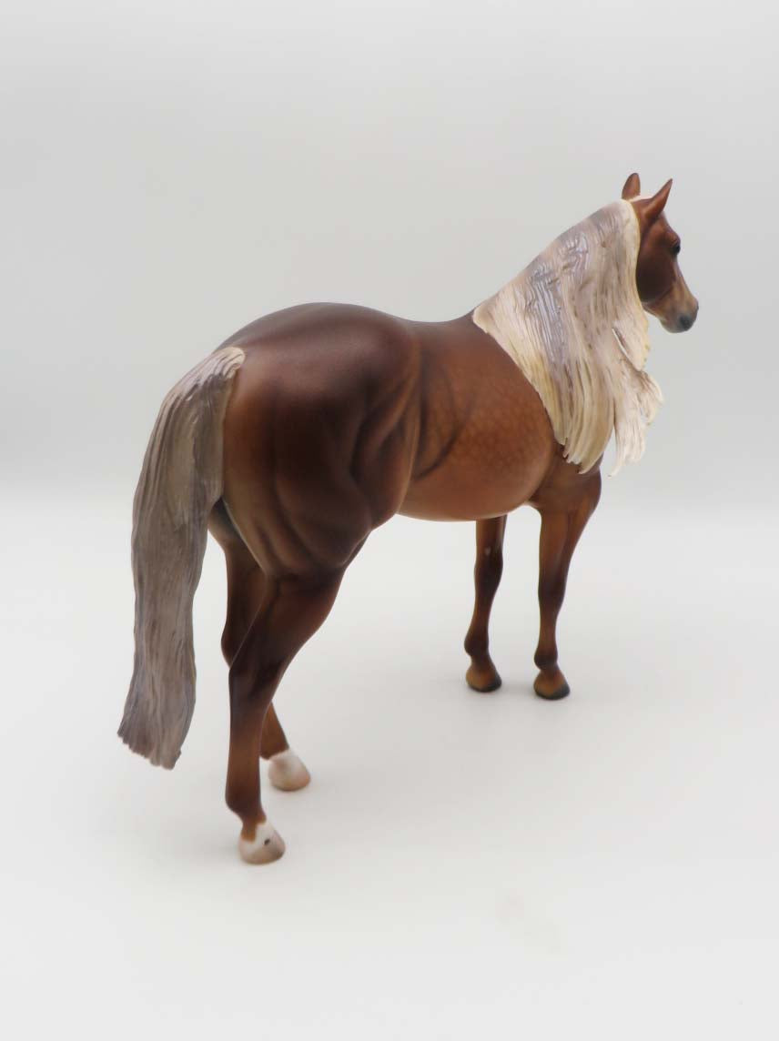 HAMMETT-OOAK Dapple Chestnut ISH By Caroline Boydston 3/17/23