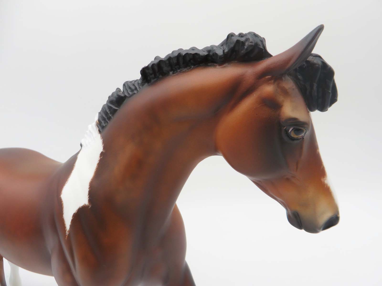 HANDSOME LUKE-OOAK Bay Tobiano Pony By Julie Keim Best Offer 6/5/23